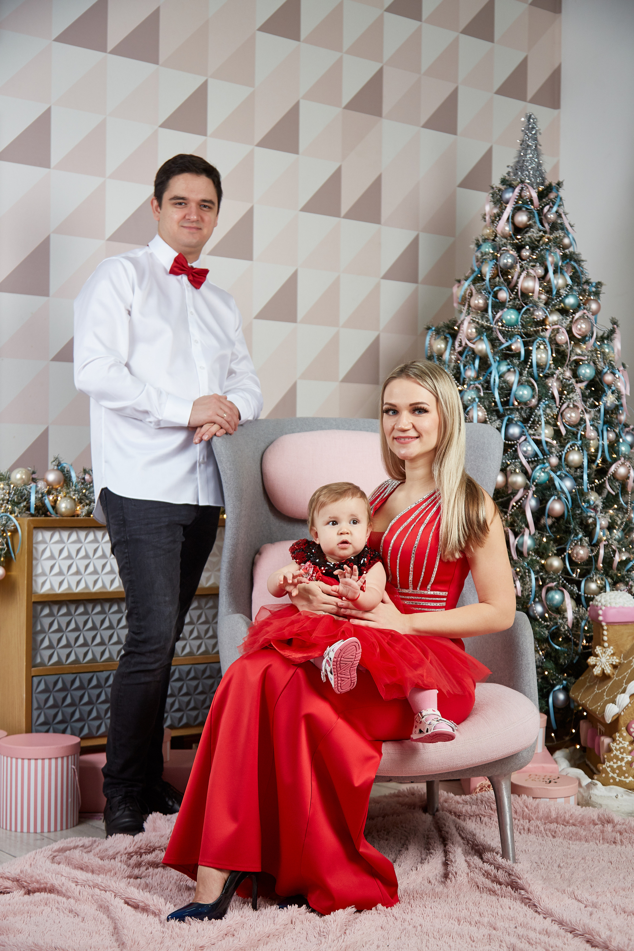 Новый год. Фотостудия. Семейная фотография. Свадебный фотограф Москва и Московская область Борисов Сергей