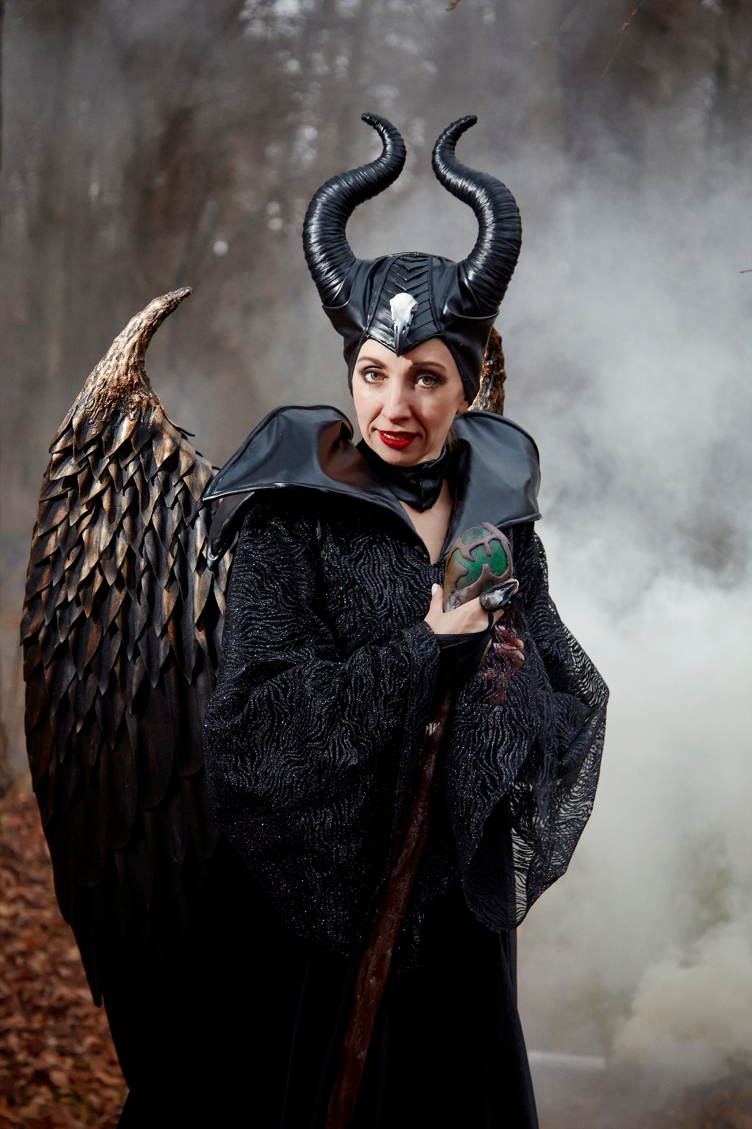 Фотосессия для ведущей. Образ "Малифисента". Свадебный фотограф Москва и Московская область Борисов Сергей