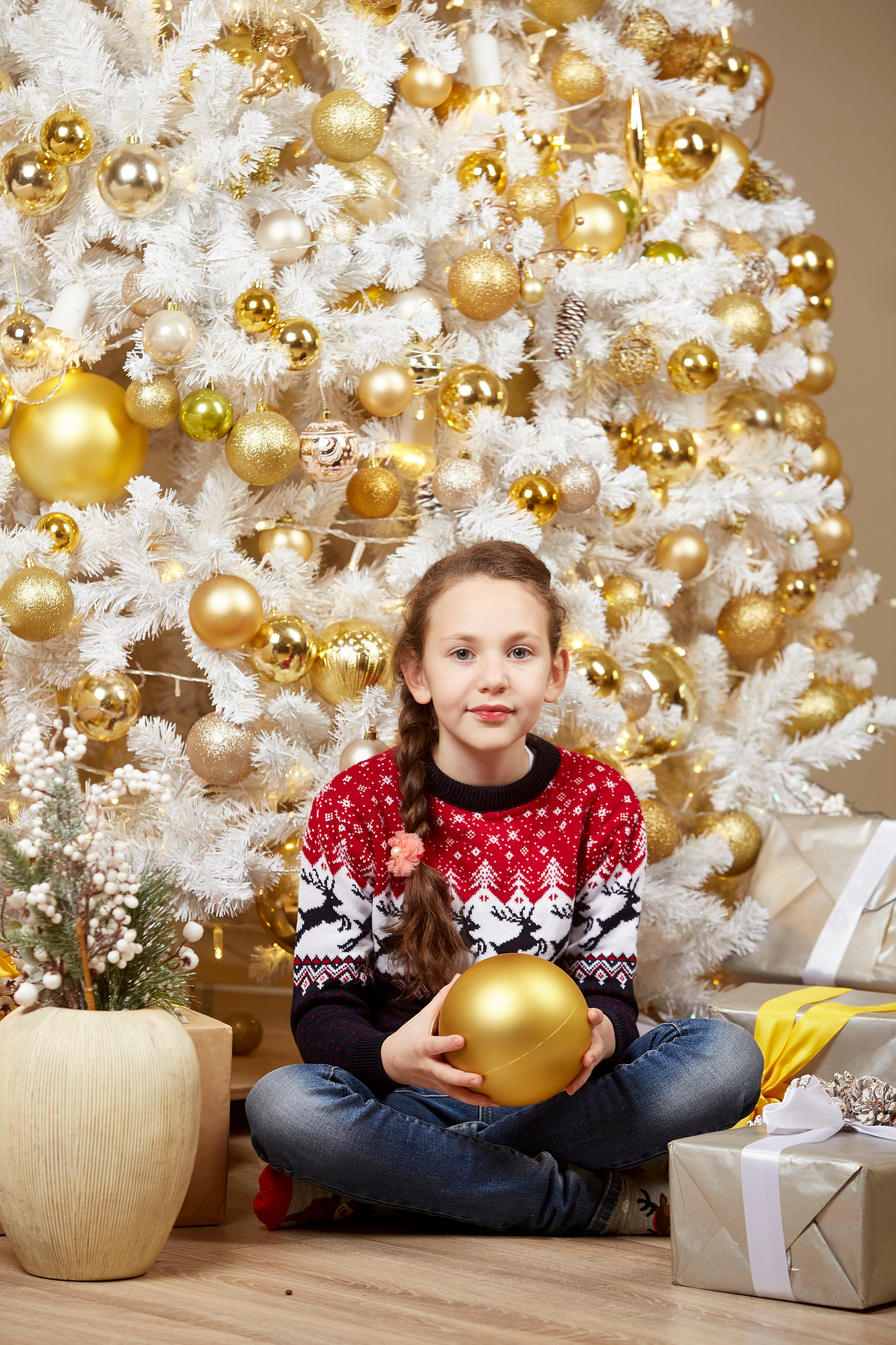 Новогодняя фотосессия в студии. Свадебный фотограф Москва и Московская область Борисов Сергей