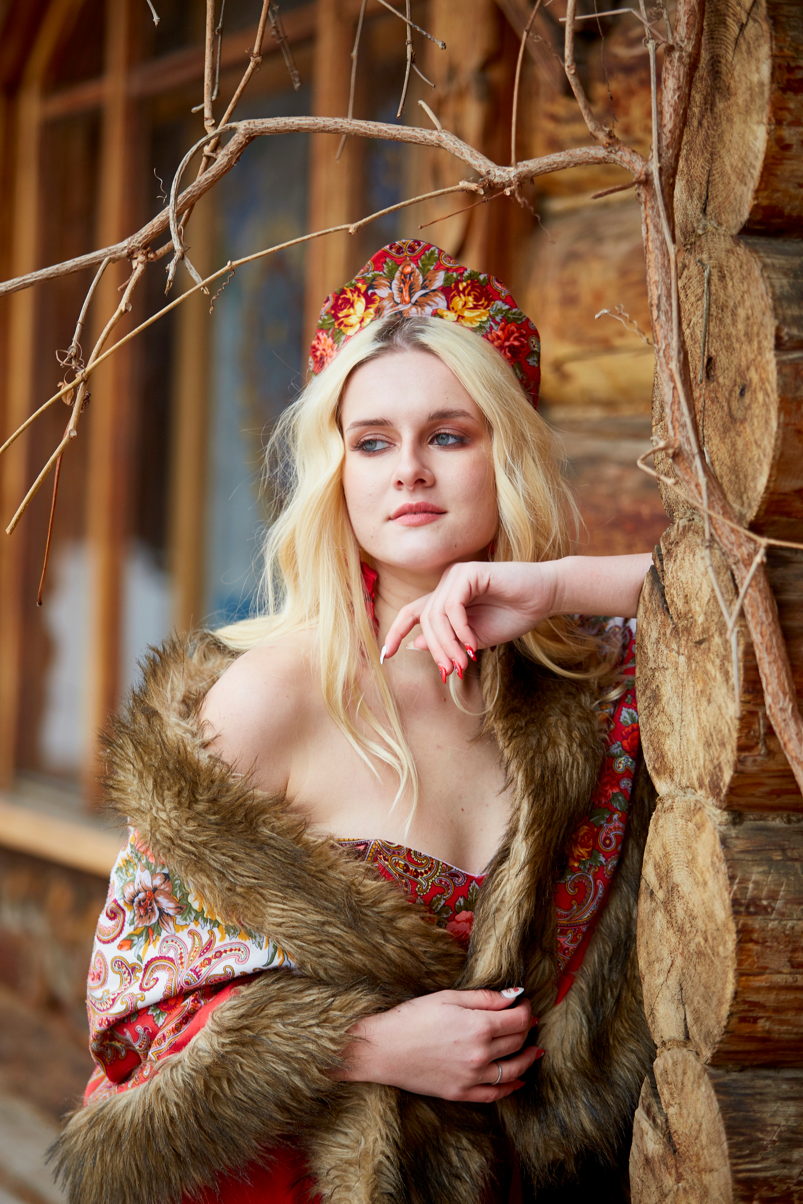 Фотосессия в русском стиле. Свадебный фотограф Москва и Московская область Борисов Сергей