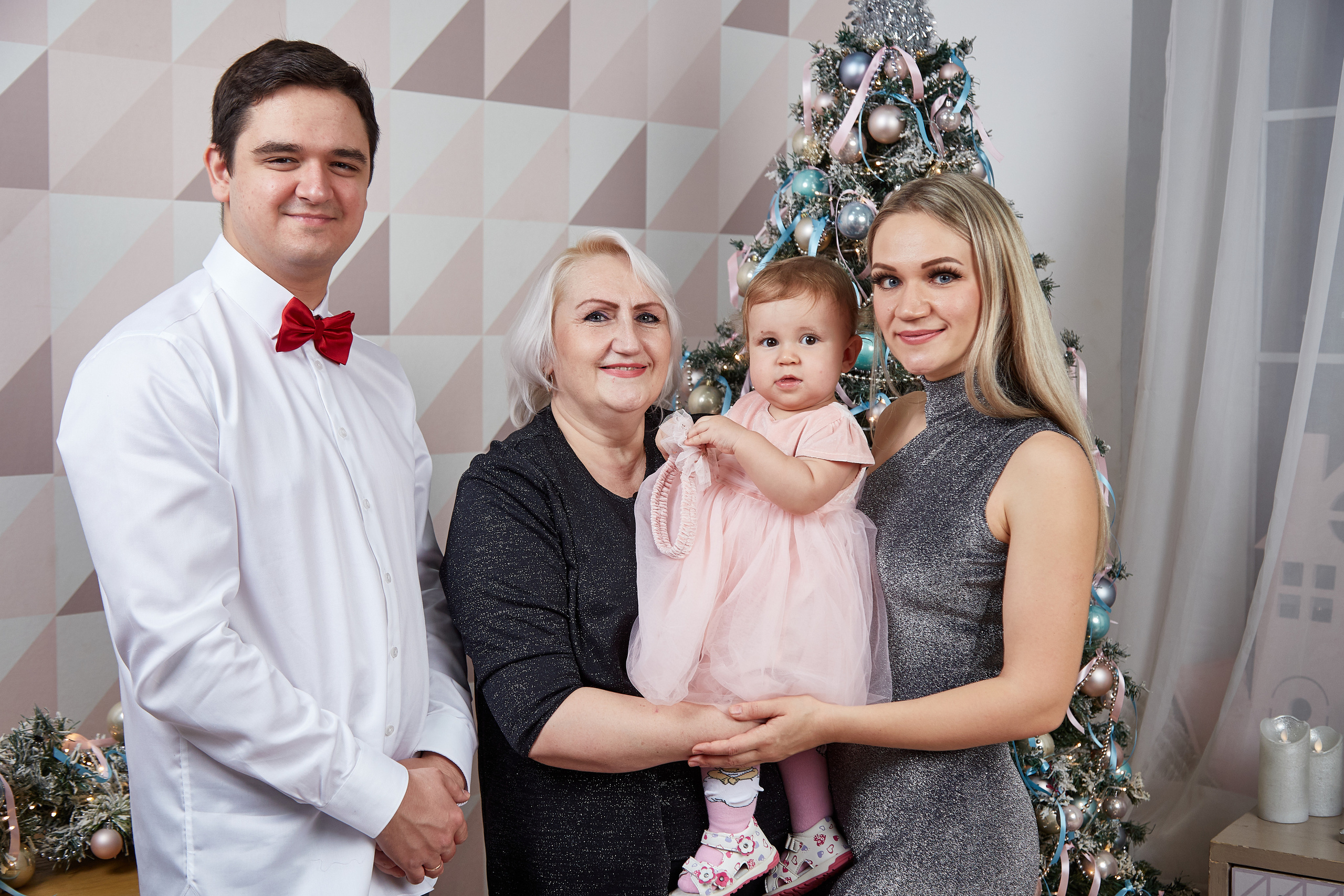 Новый год. Фотостудия. Семейная фотография. Свадебный фотограф Москва и Московская область Борисов Сергей