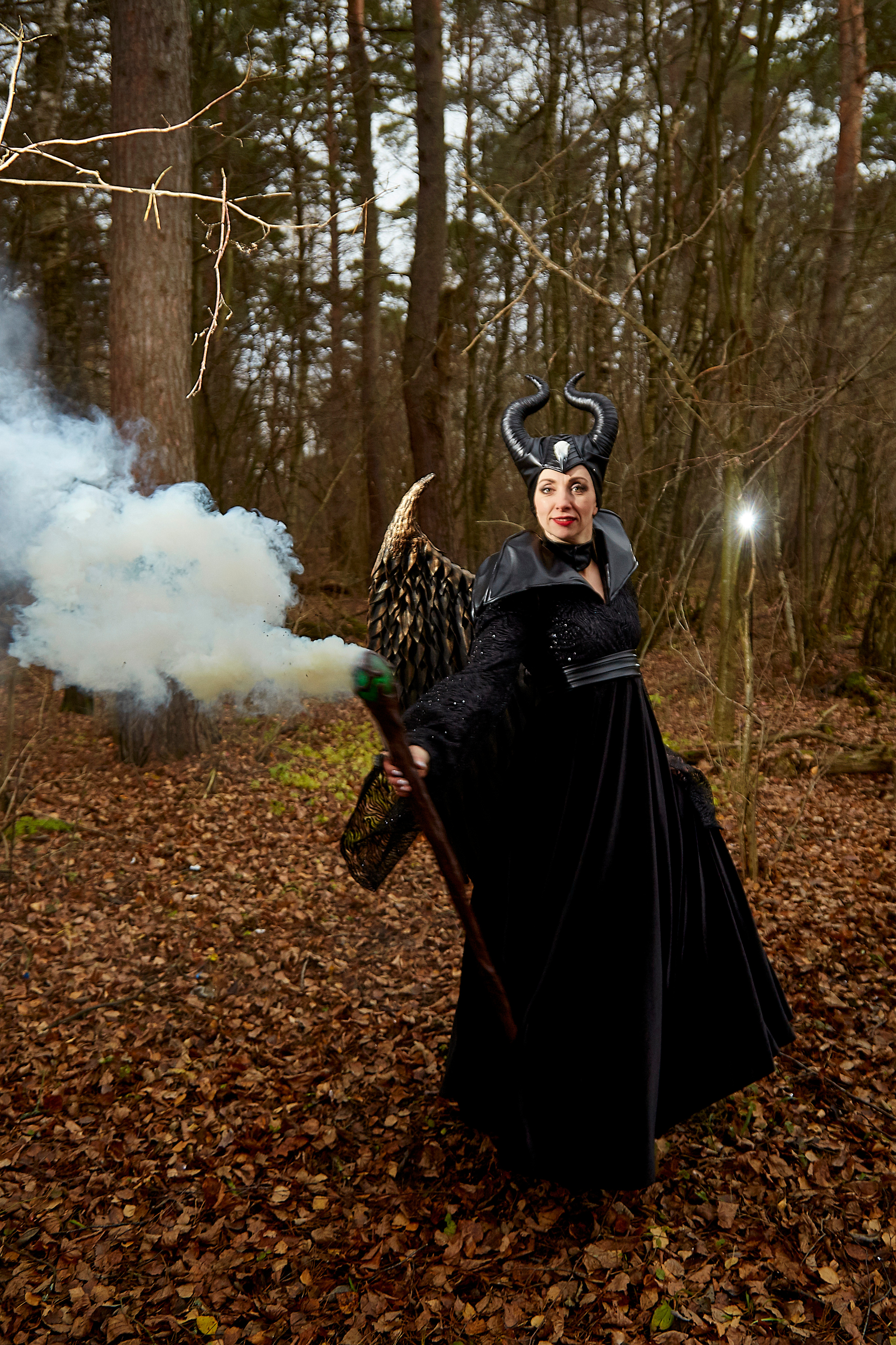 Фотосессия для ведущей. Образ "Малифисента". Свадебный фотограф Москва и Московская область Борисов Сергей