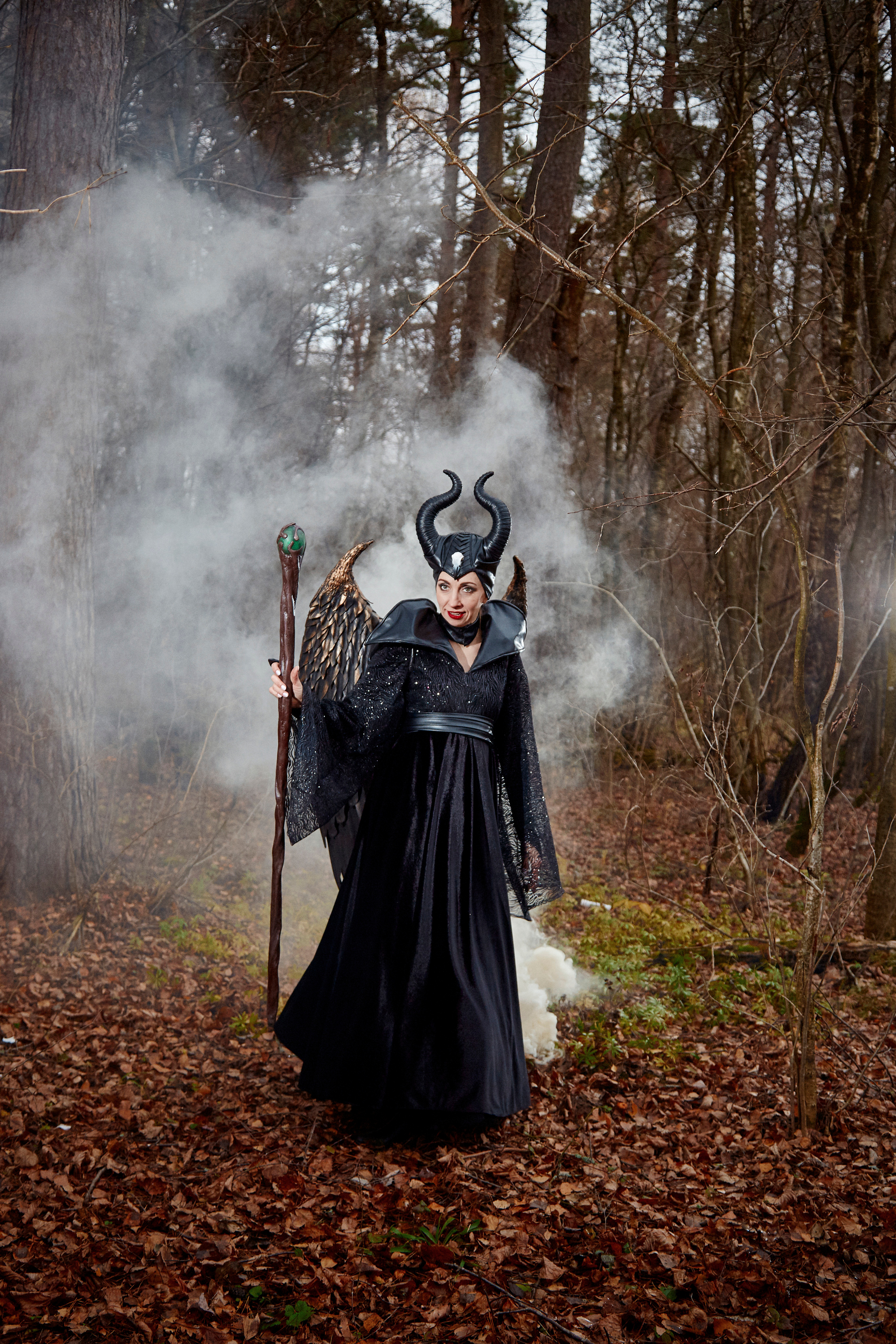 Фотосессия для ведущей. Образ "Малифисента". Свадебный фотограф Москва и Московская область Борисов Сергей