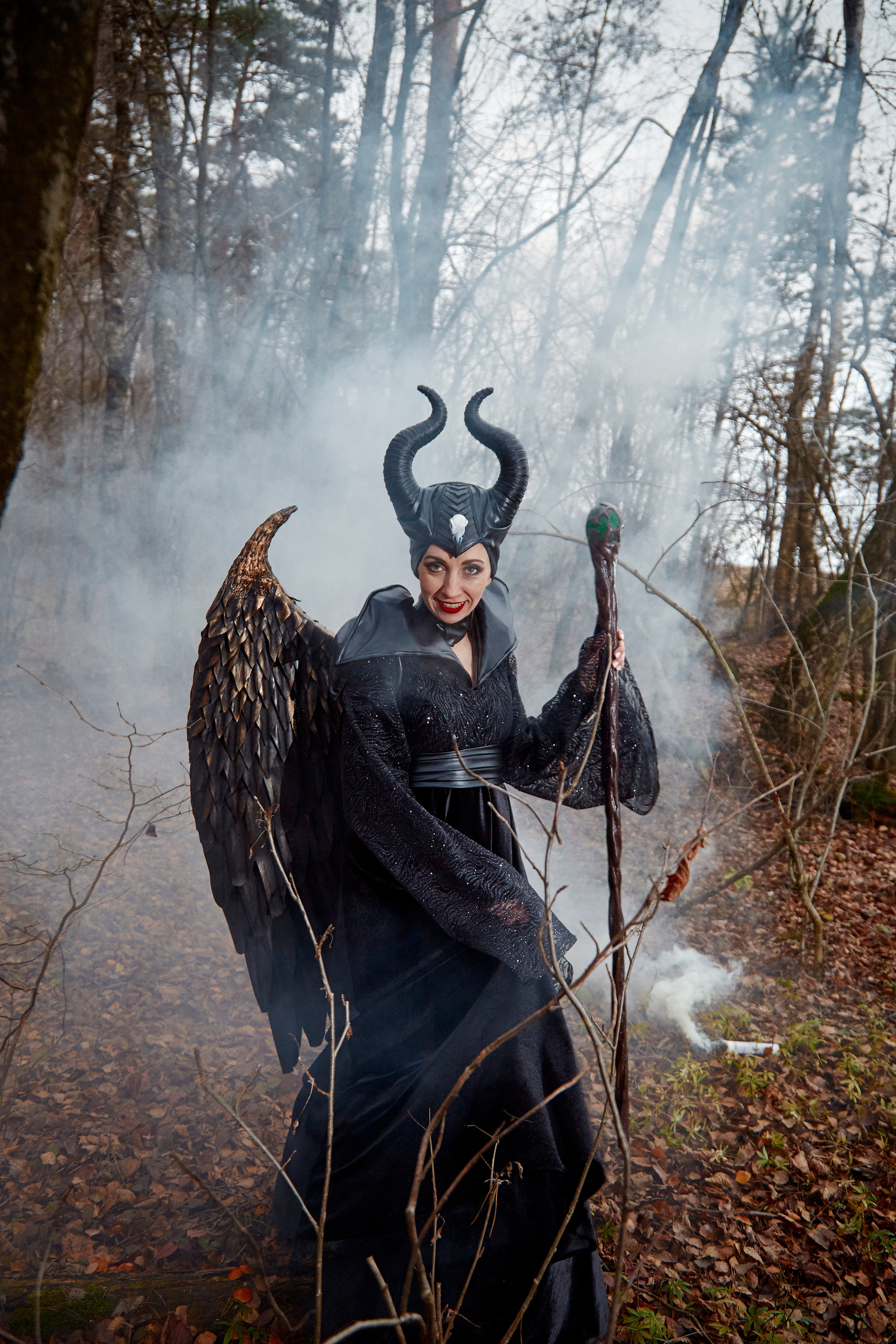 Фотосессия для ведущей. Образ "Малифисента". Свадебный фотограф Москва и Московская область Борисов Сергей