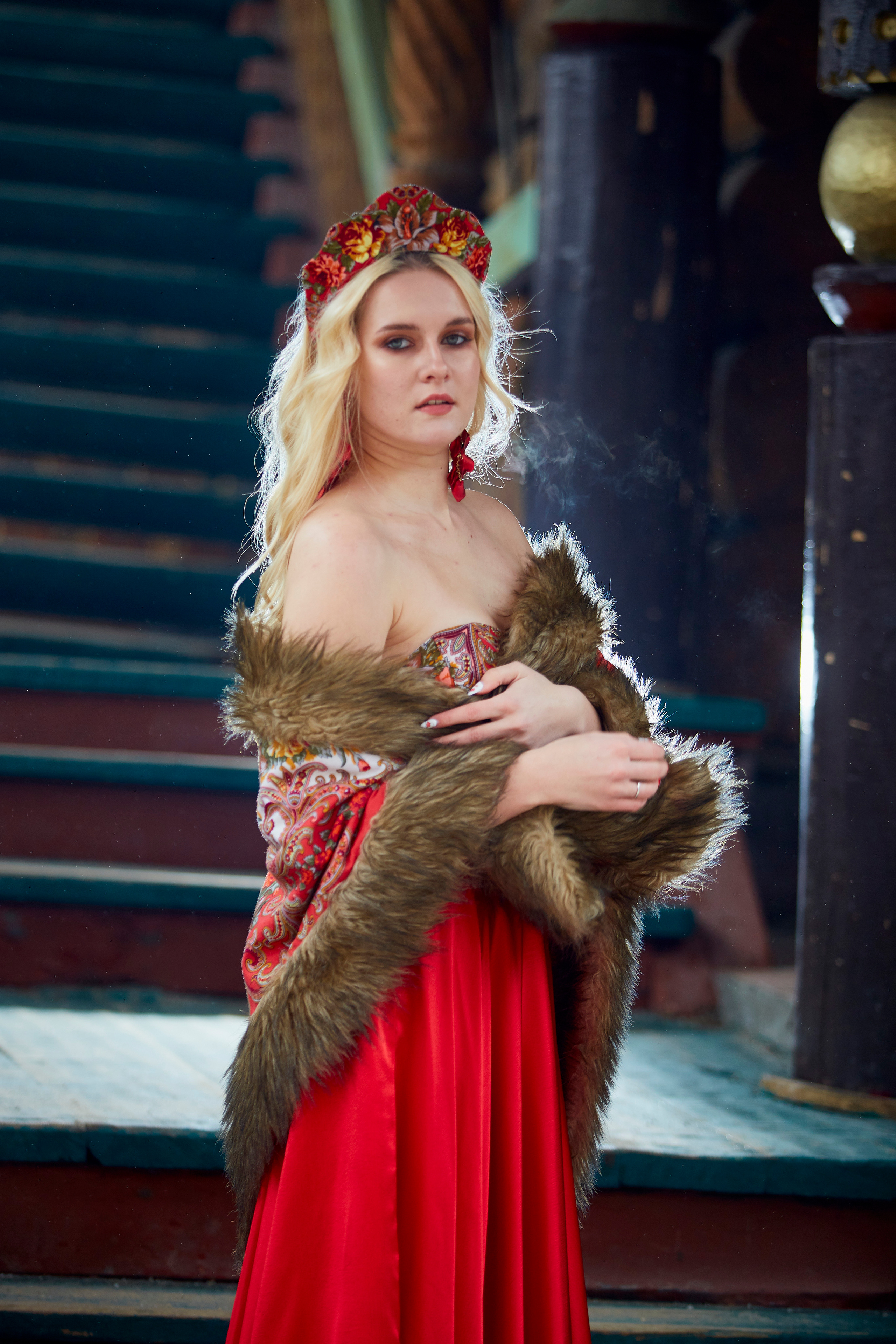 Фотосессия в русском стиле. Свадебный фотограф Москва и Московская область Борисов Сергей