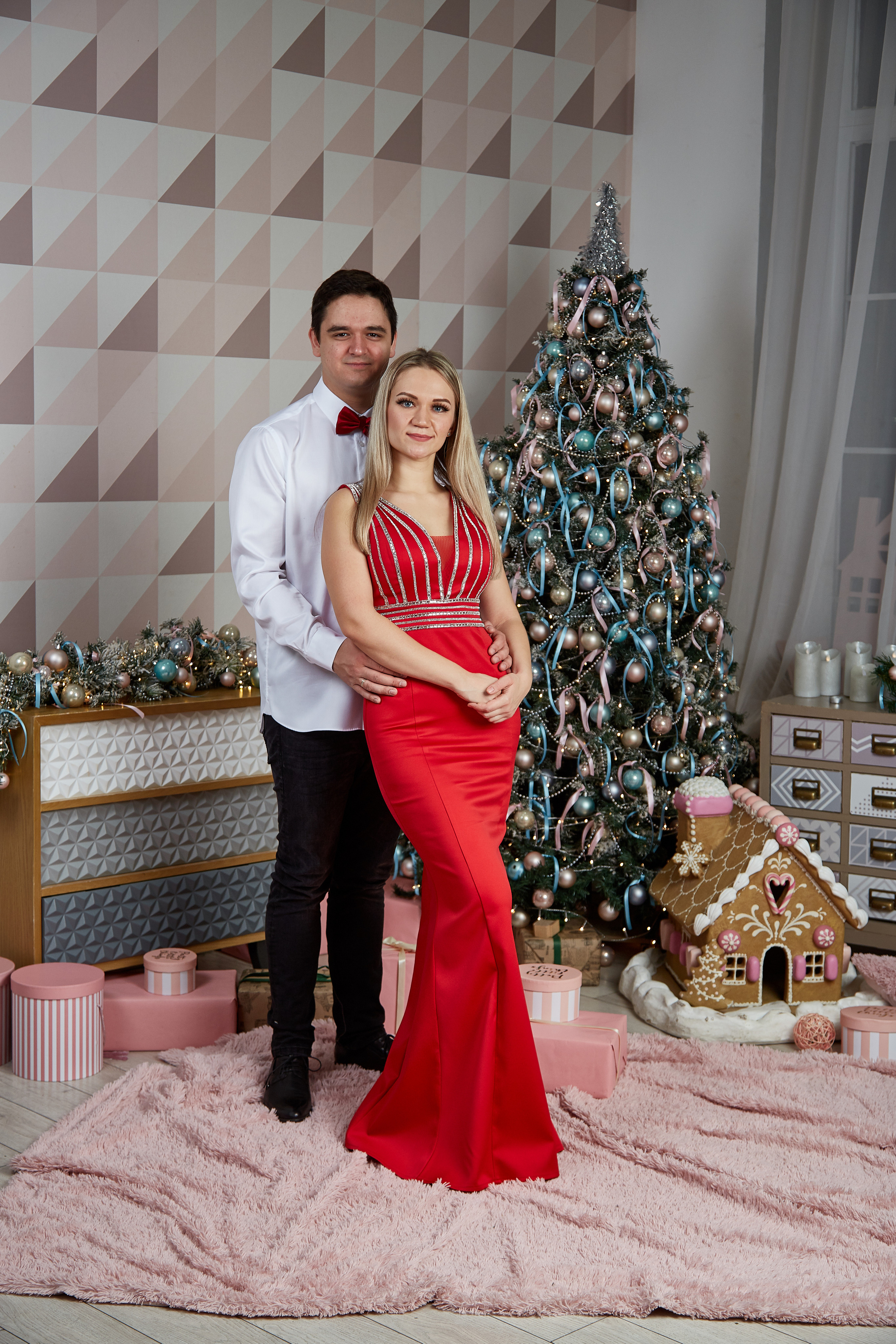 Новый год. Фотостудия. Семейная фотография. Свадебный фотограф Москва и Московская область Борисов Сергей