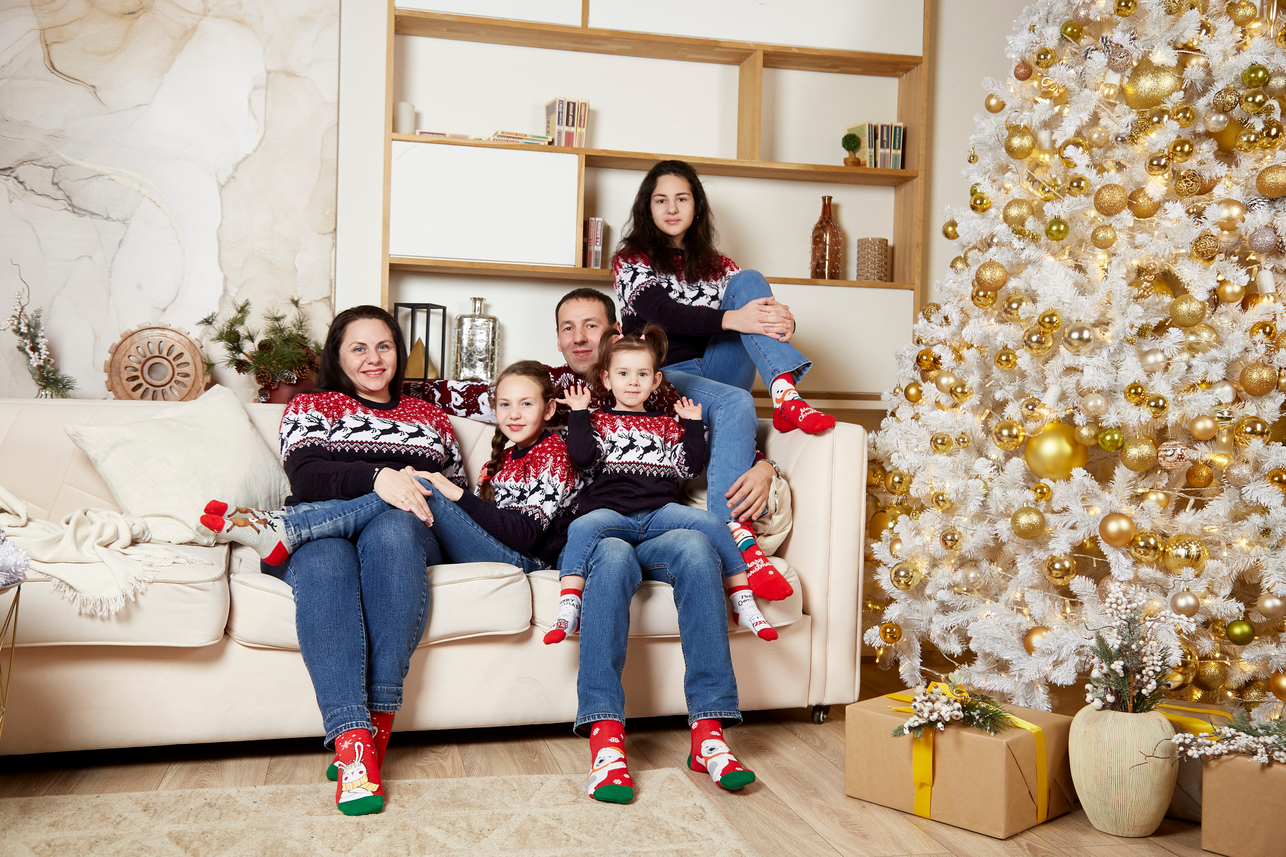 Новогодняя фотосессия в студии. Свадебный фотограф Москва и Московская область Борисов Сергей