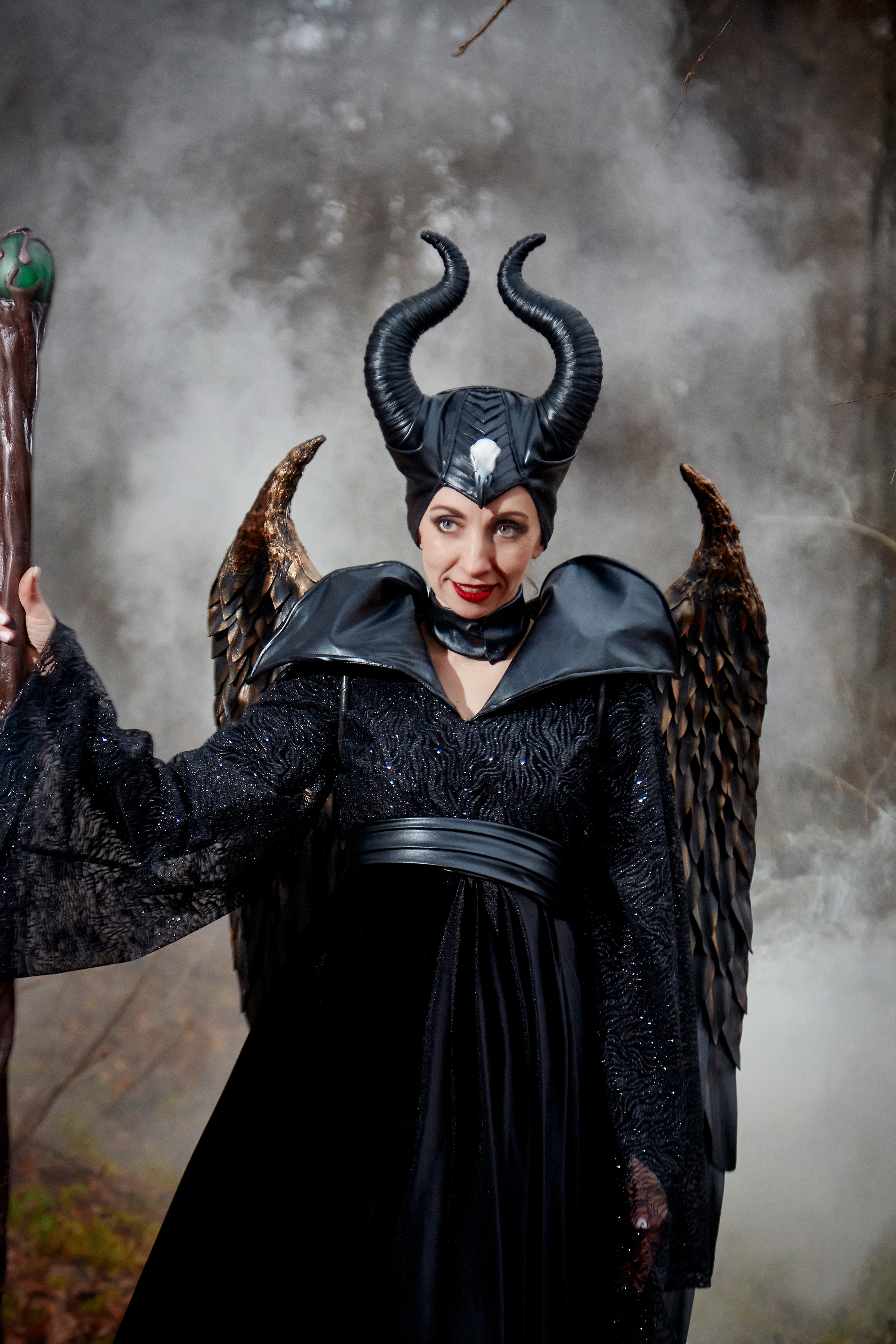 Фотосессия для ведущей. Образ "Малифисента". Свадебный фотограф Москва и Московская область Борисов Сергей