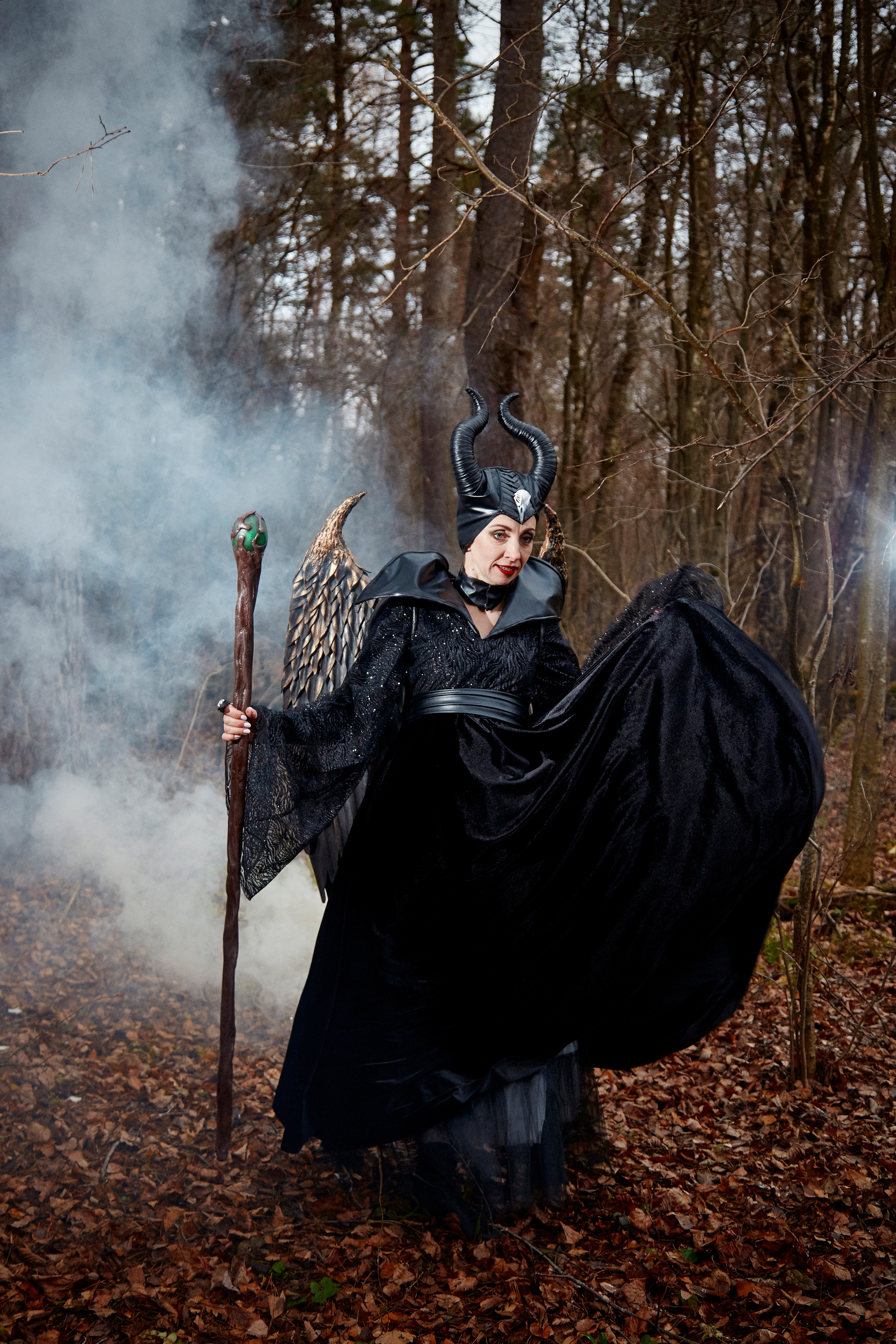 Фотосессия для ведущей. Образ "Малифисента". Свадебный фотограф Москва и Московская область Борисов Сергей