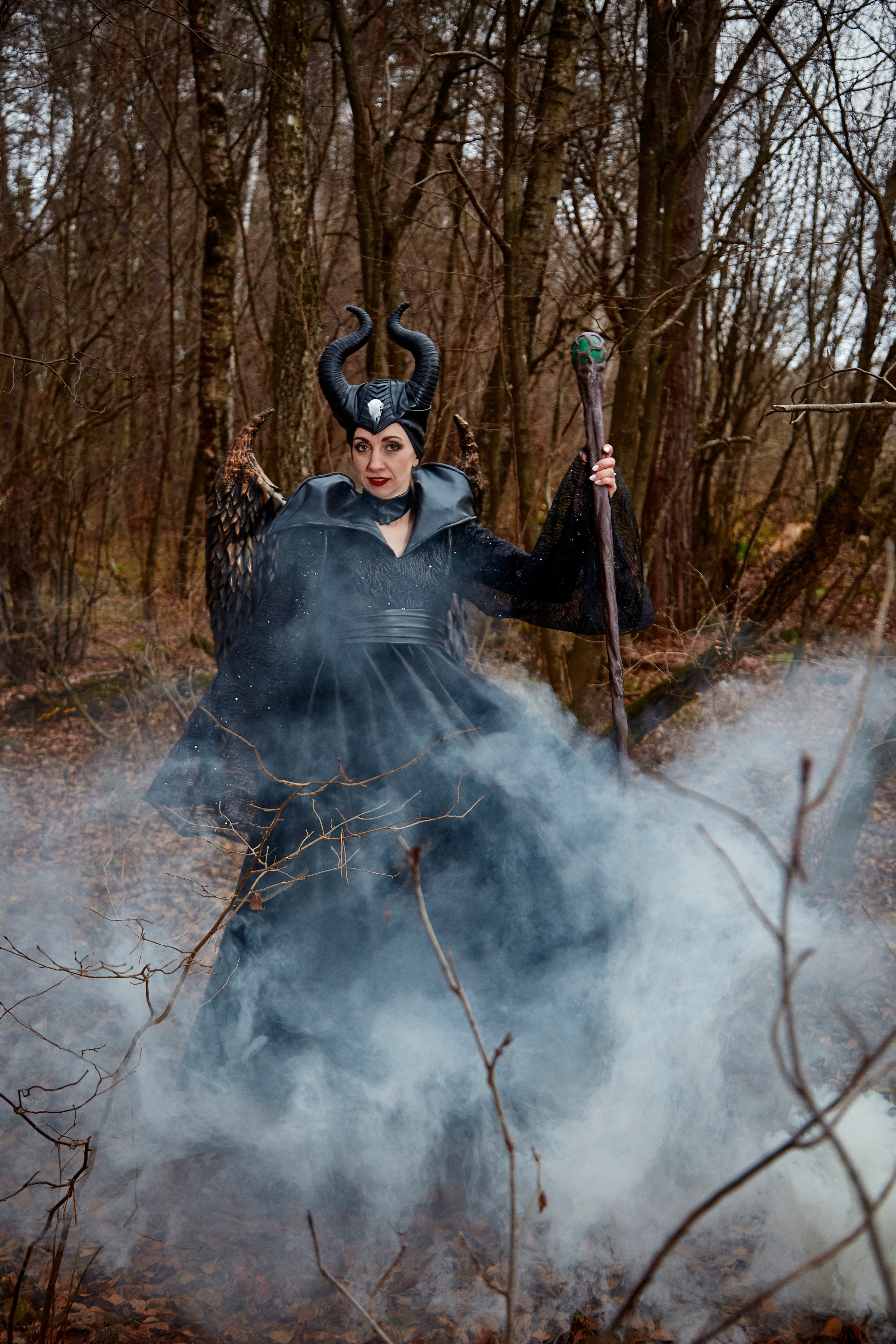 Фотосессия для ведущей. Образ "Малифисента". Свадебный фотограф Москва и Московская область Борисов Сергей