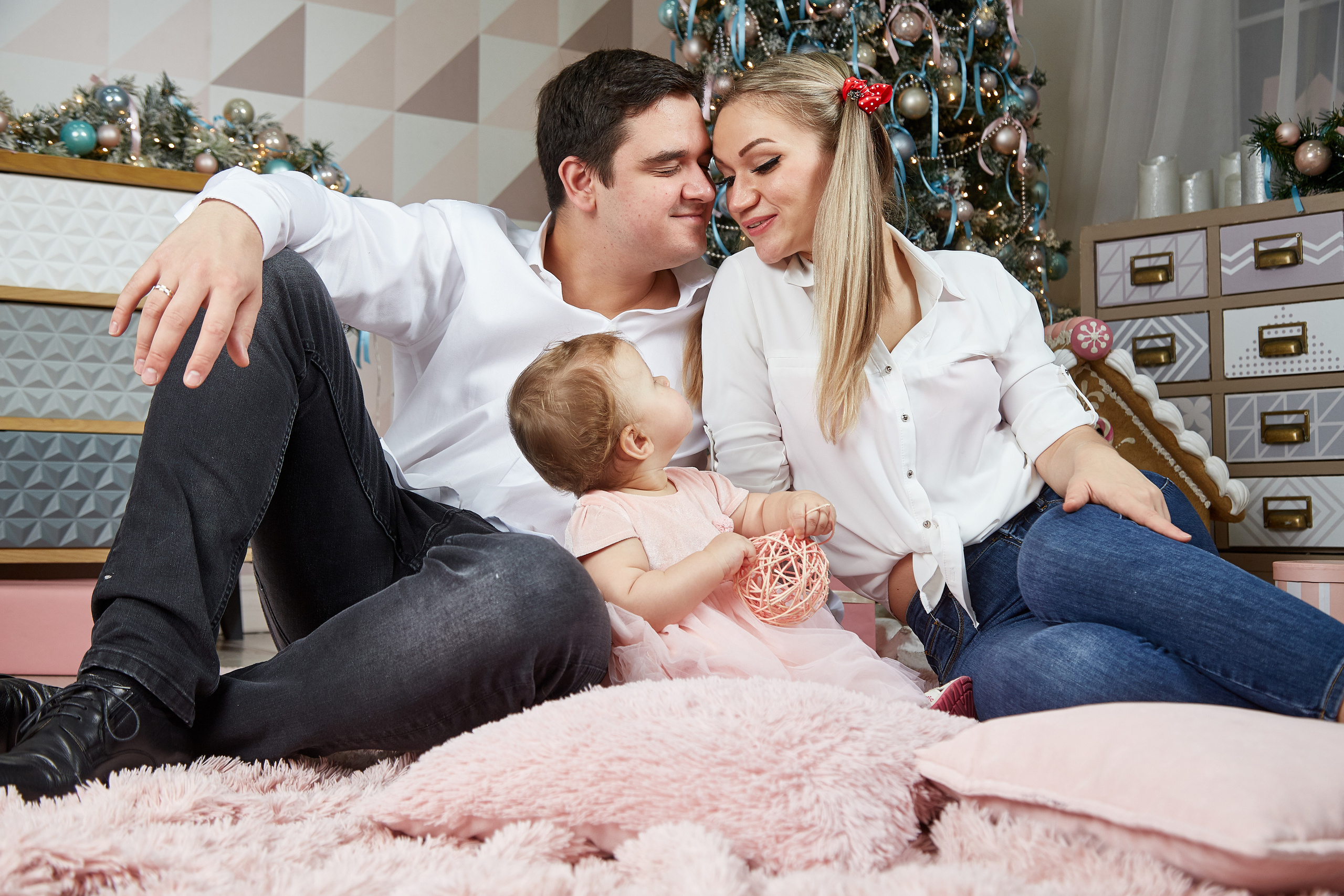 Новый год. Фотостудия. Семейная фотография. Свадебный фотограф Москва и Московская область Борисов Сергей