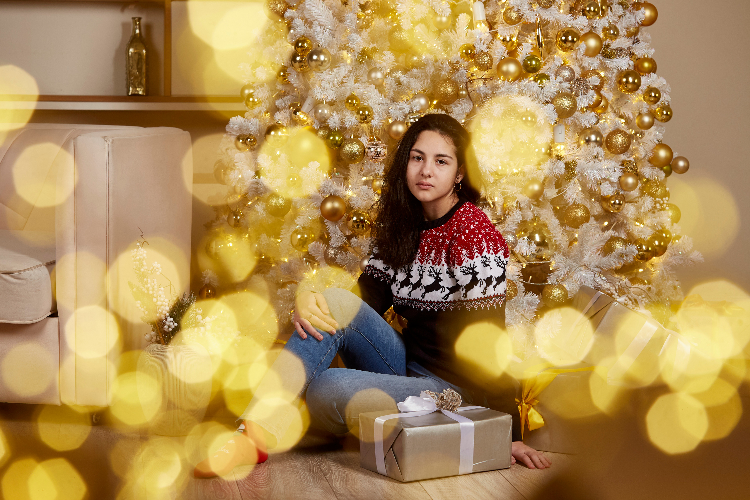 Новогодняя фотосессия в студии. Свадебный фотограф Москва и Московская область Борисов Сергей
