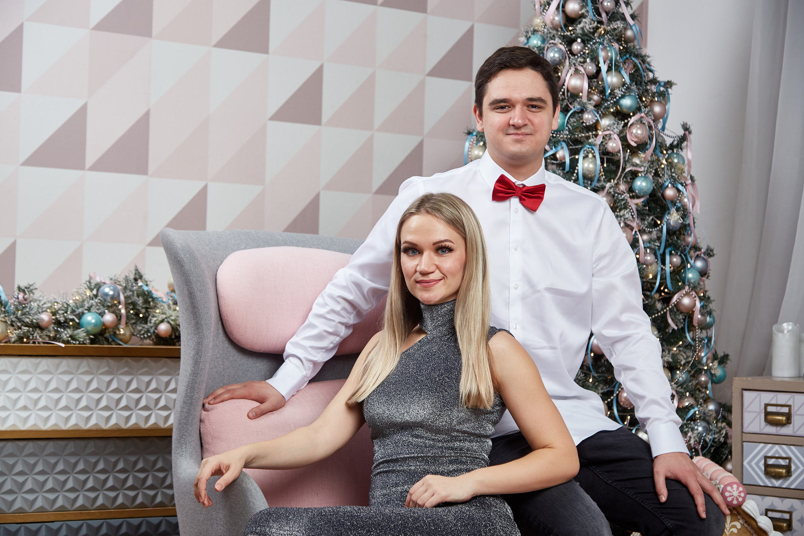 Новый год. Фотостудия. Семейная фотография. Свадебный фотограф Москва и Московская область Борисов Сергей