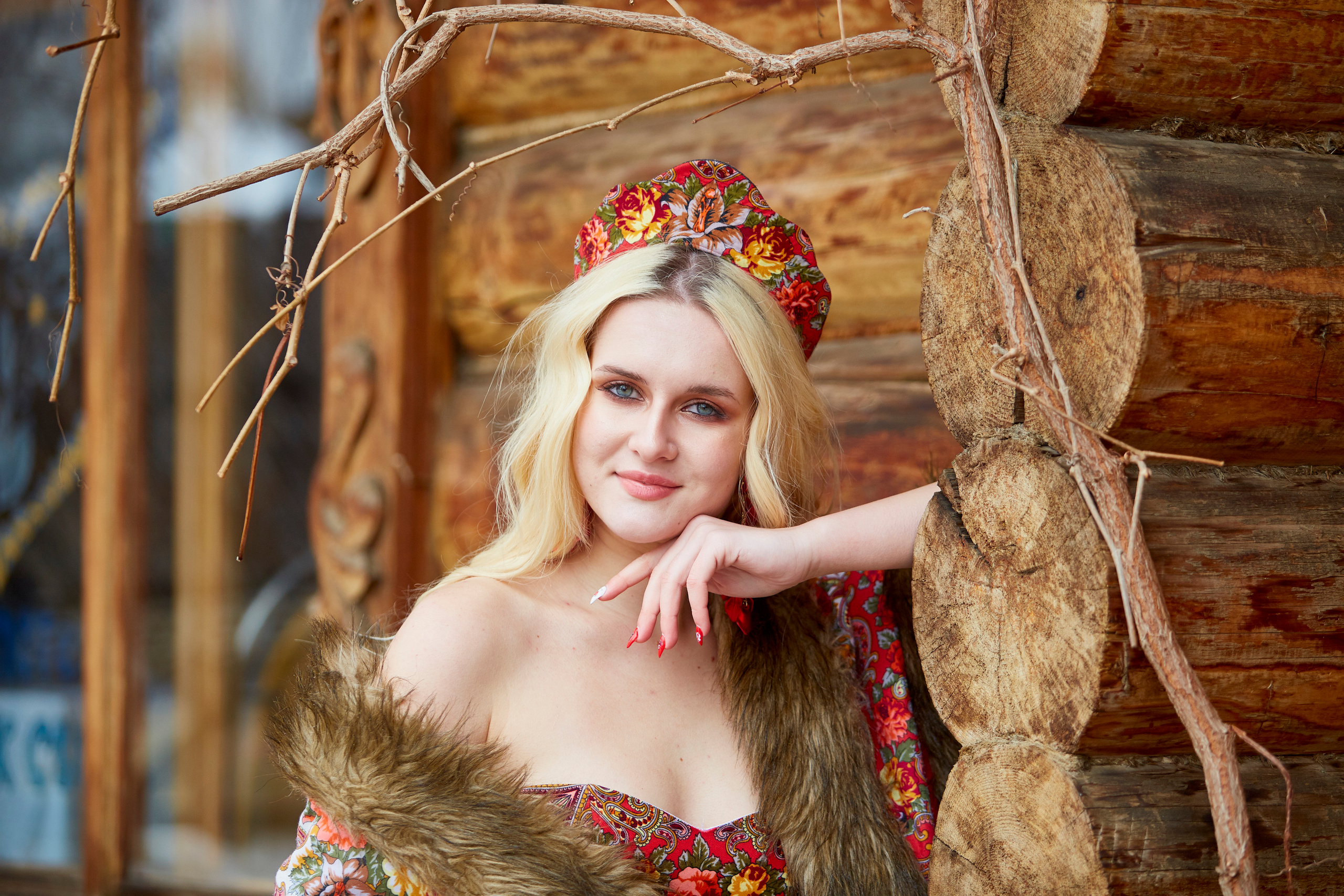 Фотосессия в русском стиле. Свадебный фотограф Москва и Московская область Борисов Сергей
