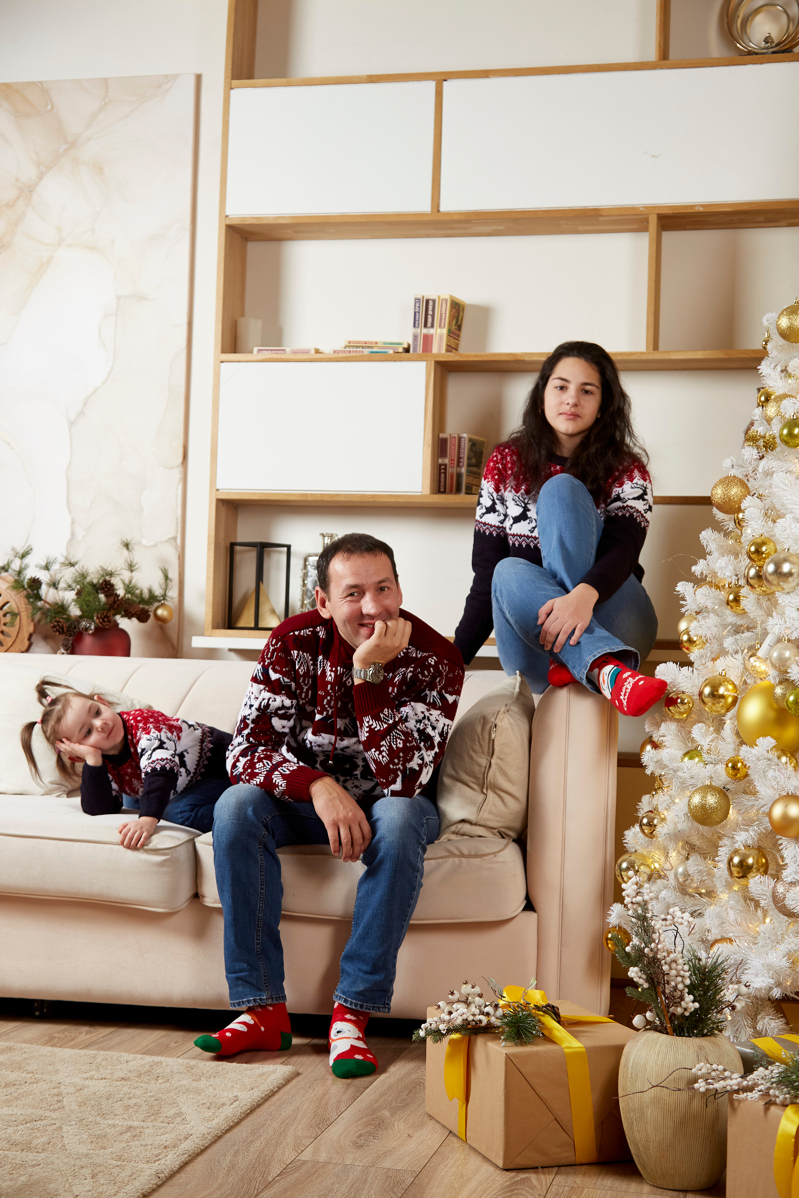 Новогодняя фотосессия в студии. Свадебный фотограф Москва и Московская область Борисов Сергей