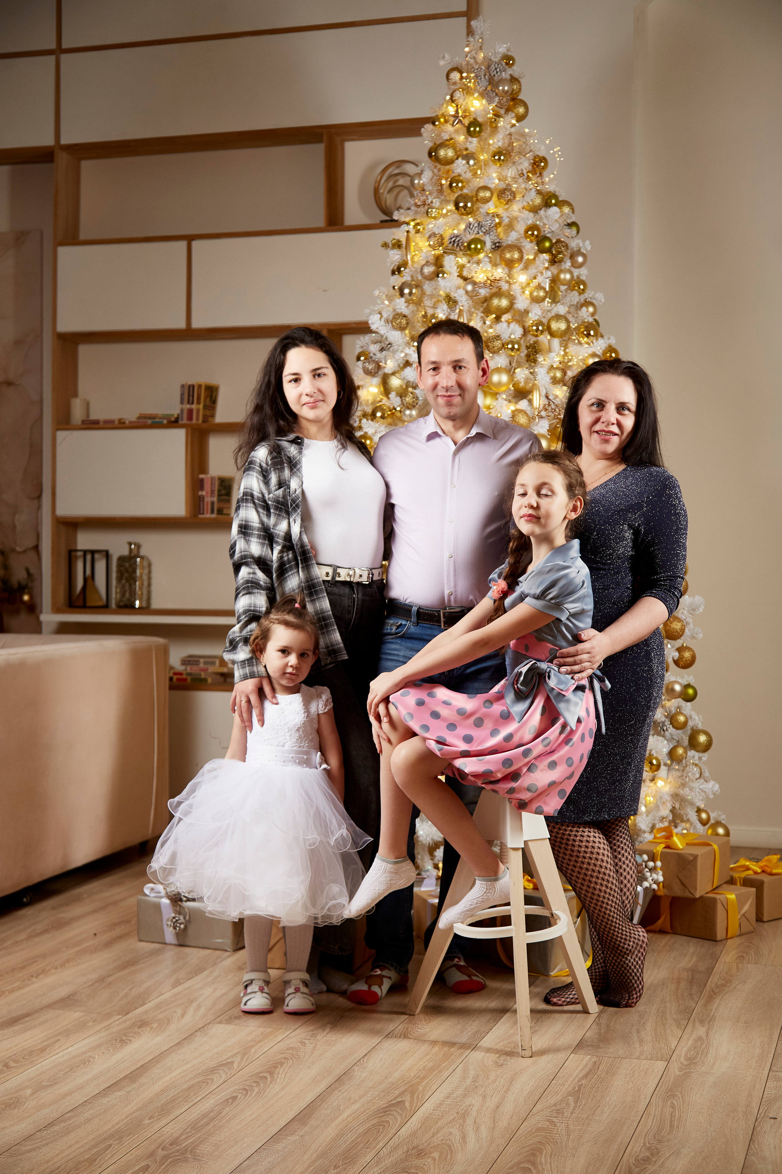 Новогодняя фотосессия в студии. Свадебный фотограф Москва и Московская область Борисов Сергей