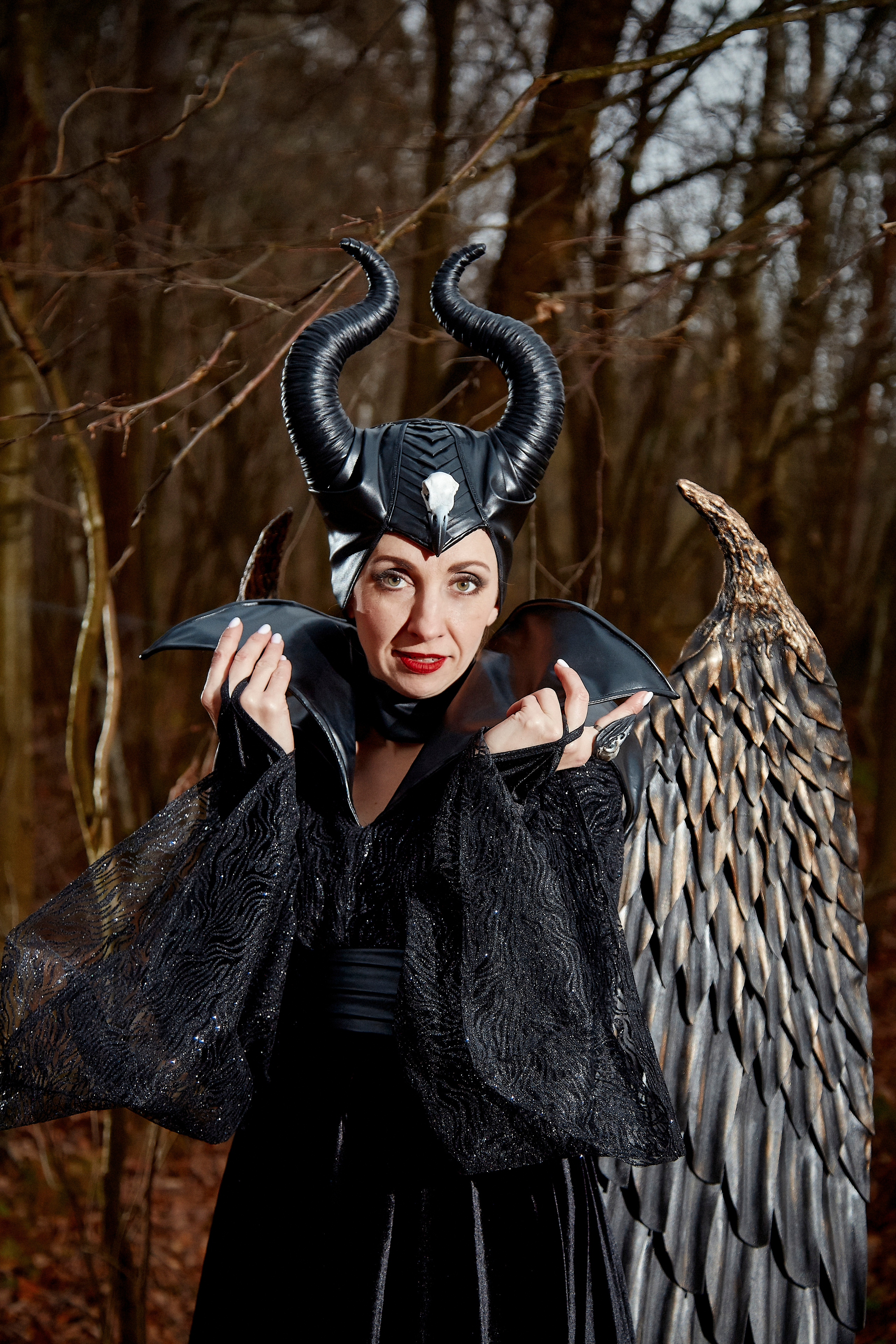 Фотосессия для ведущей. Образ "Малифисента". Свадебный фотограф Москва и Московская область Борисов Сергей