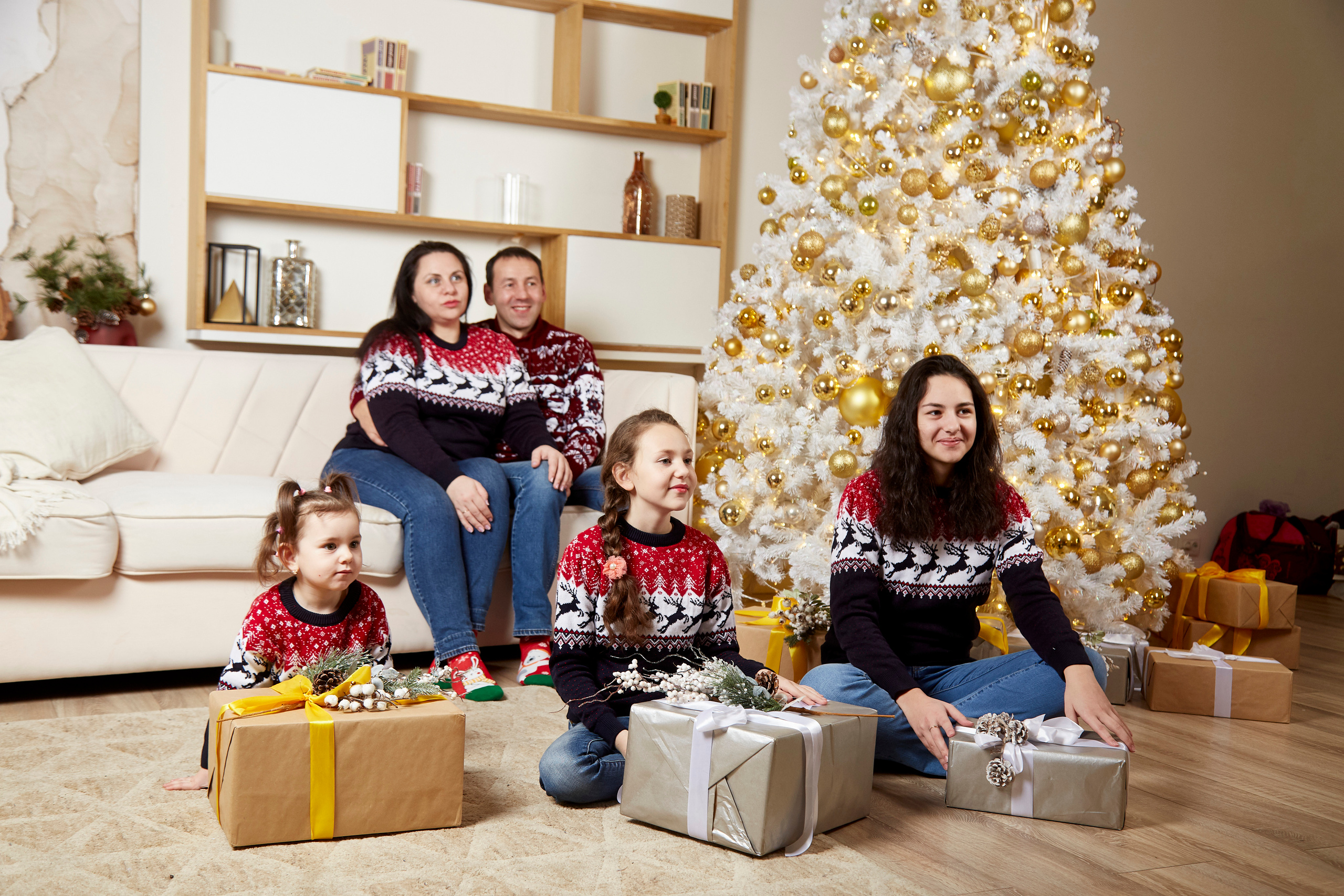 Новогодняя фотосессия в студии. Свадебный фотограф Москва и Московская область Борисов Сергей
