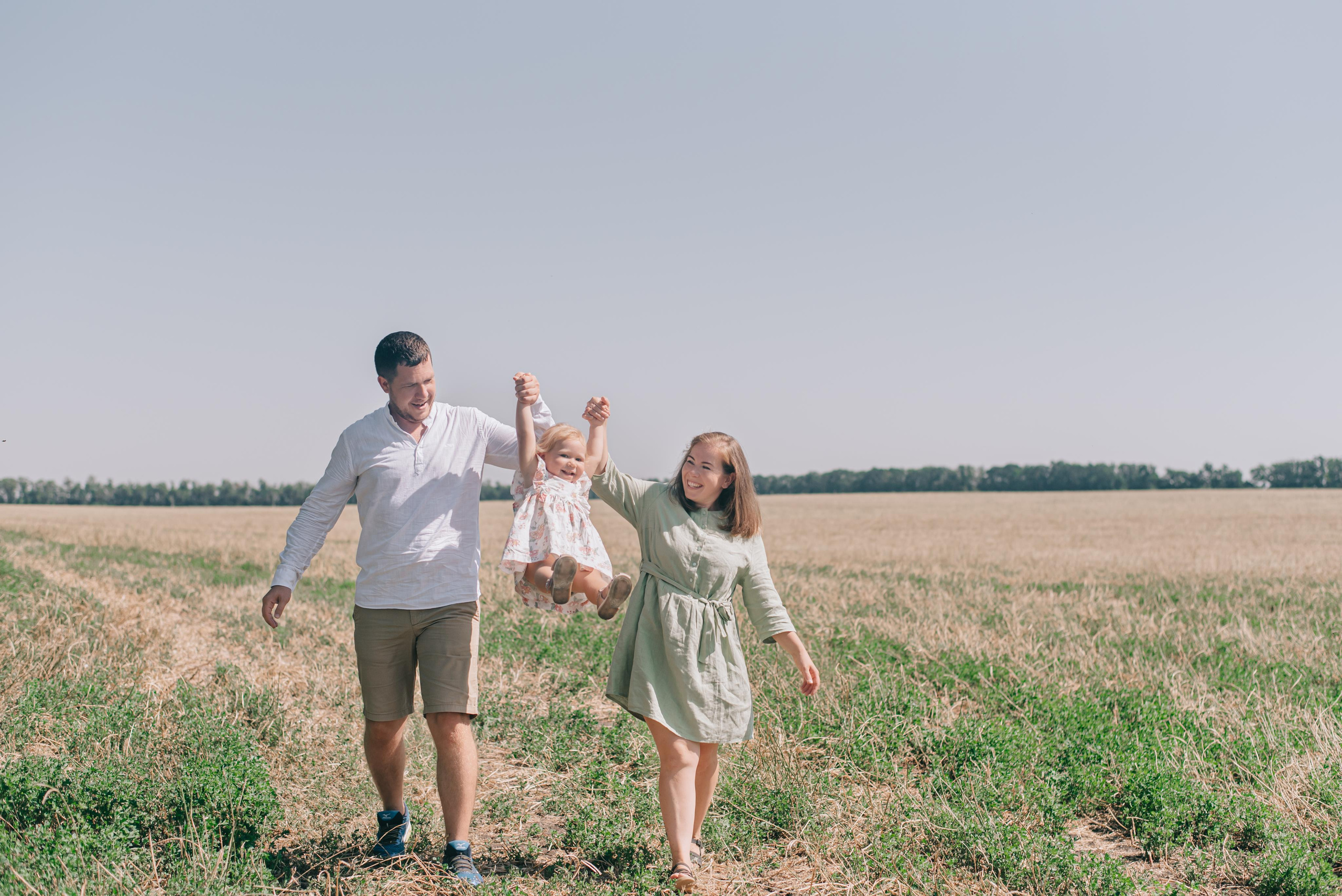 Андрей, Настя и Полинка. Фотограф в Краснодаре Зеленкина Дарья