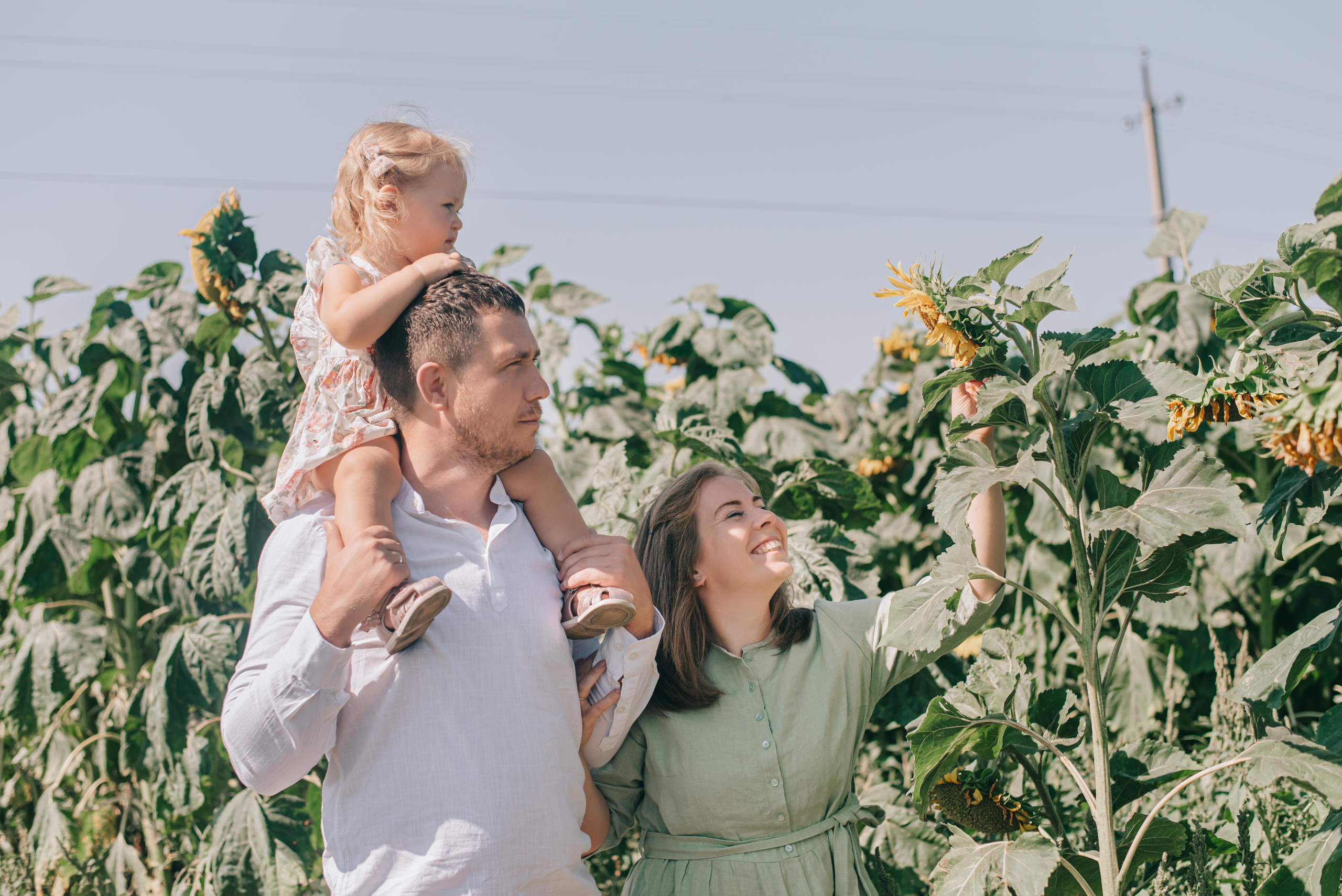 Андрей, Настя и Полинка. Фотограф в Краснодаре Зеленкина Дарья