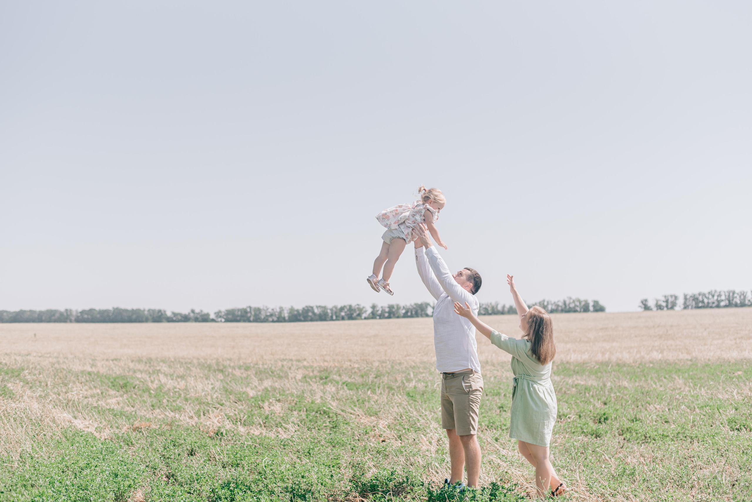 Андрей, Настя и Полинка. Фотограф в Краснодаре Зеленкина Дарья