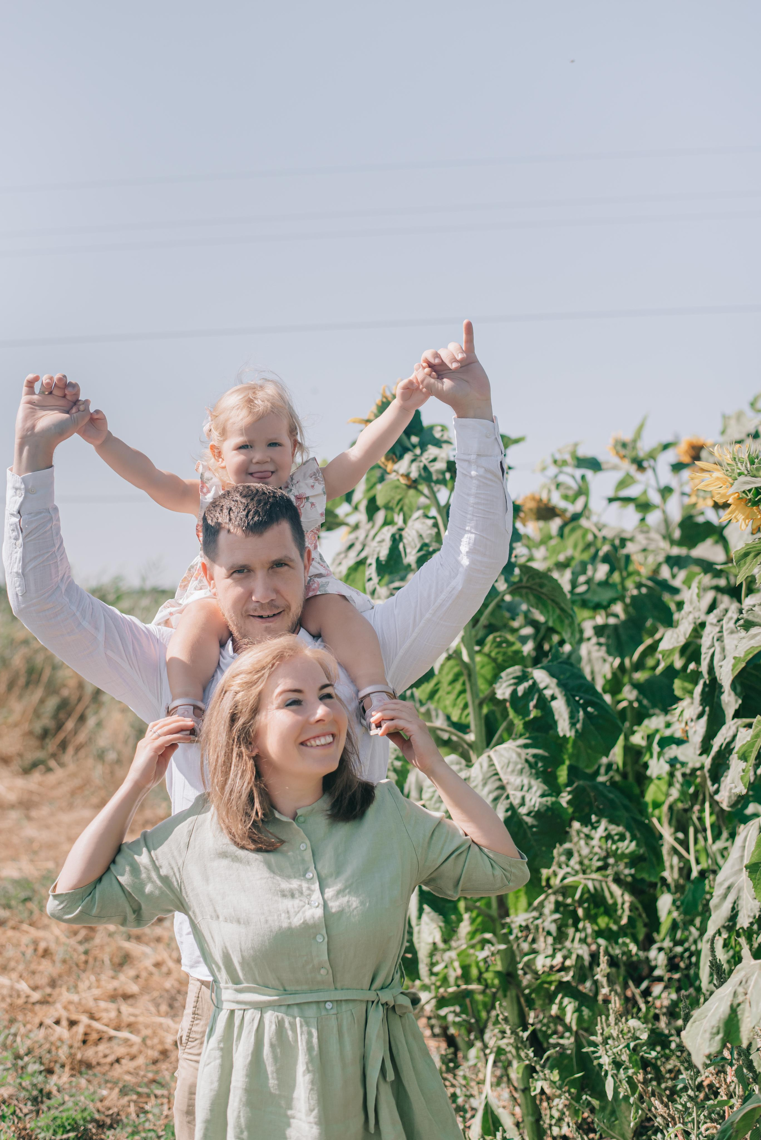 Андрей, Настя и Полинка. Фотограф в Краснодаре Зеленкина Дарья
