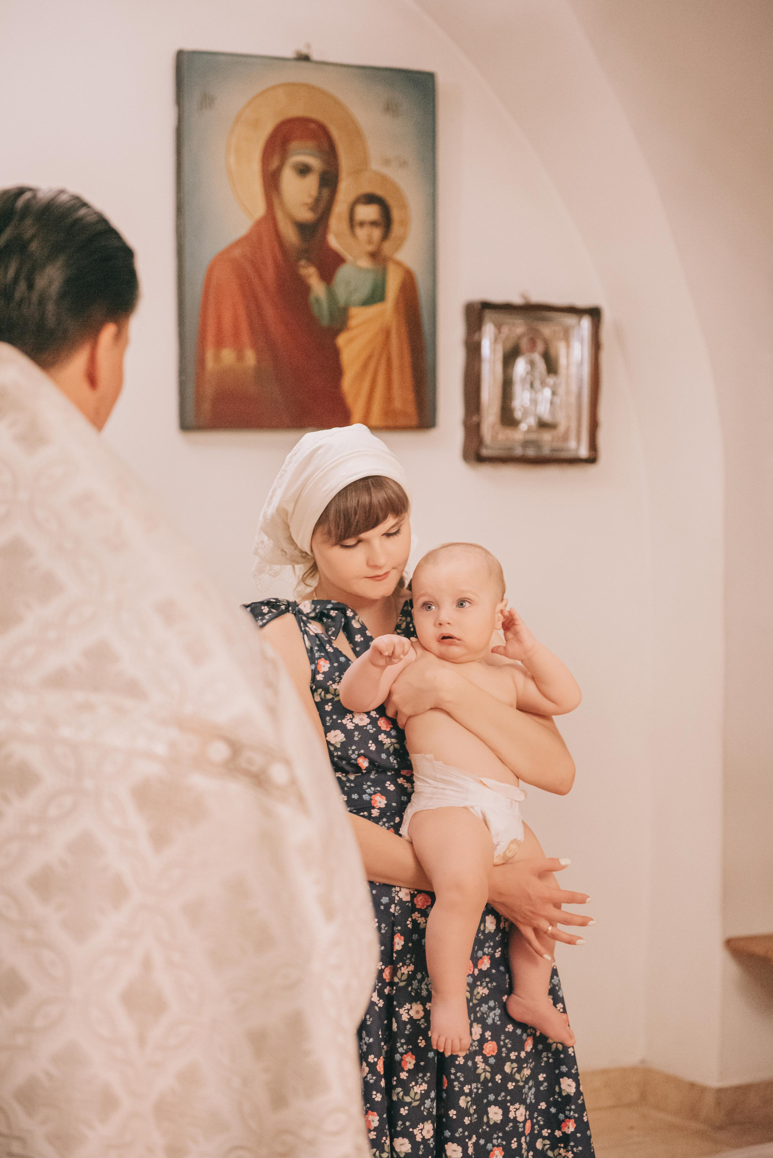 Крещение Георгия. Фотограф в Краснодаре Зеленкина Дарья