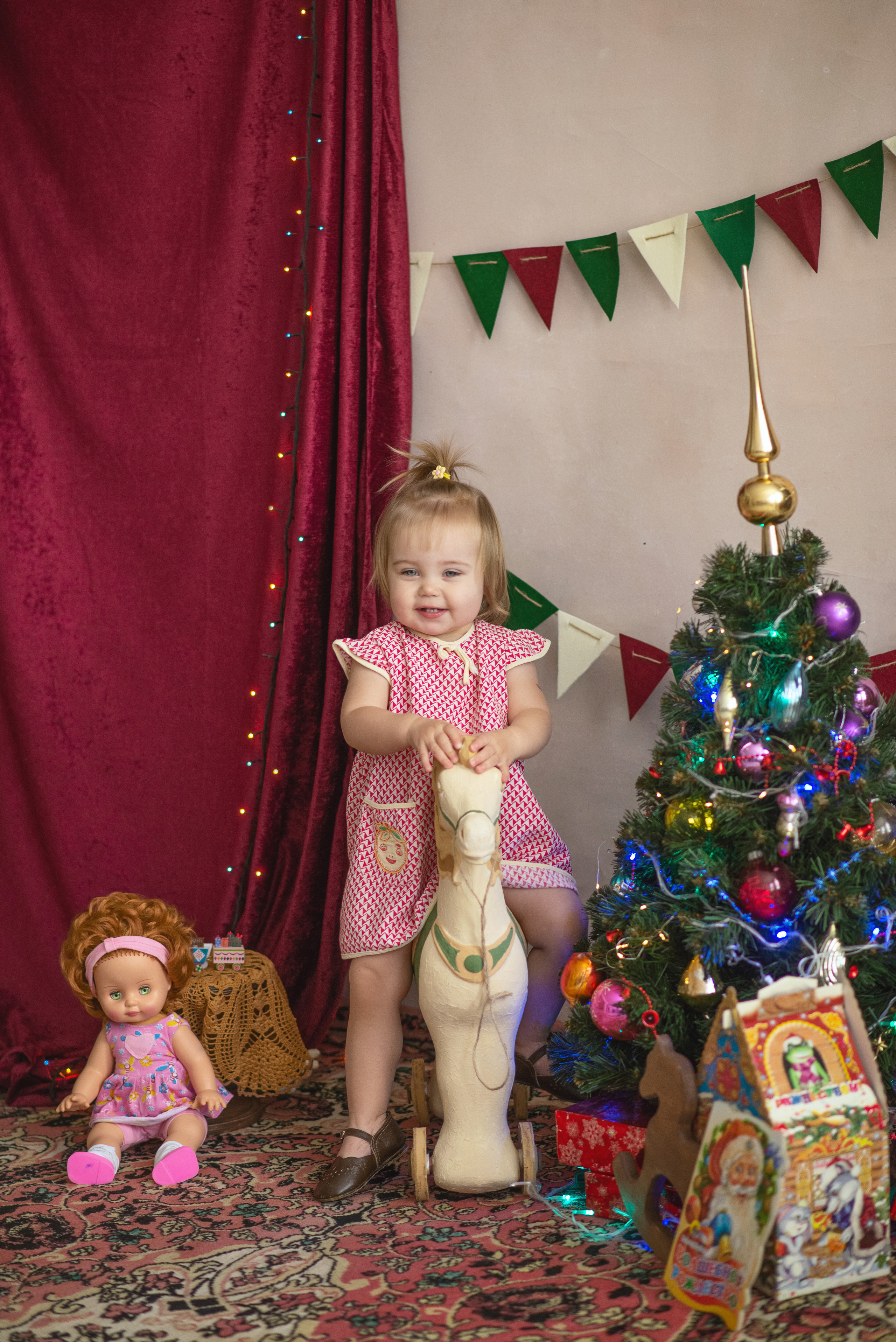 Фотопроект «Новогодняя открытка» 2021 год. Детский и семейный фотограф Катерина Мишина