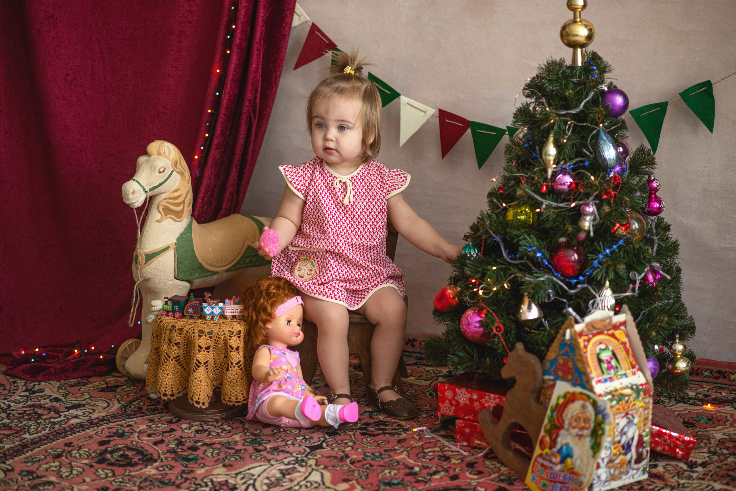 Фотопроект «Новогодняя открытка» 2021 год. Детский и семейный фотограф Катерина Мишина