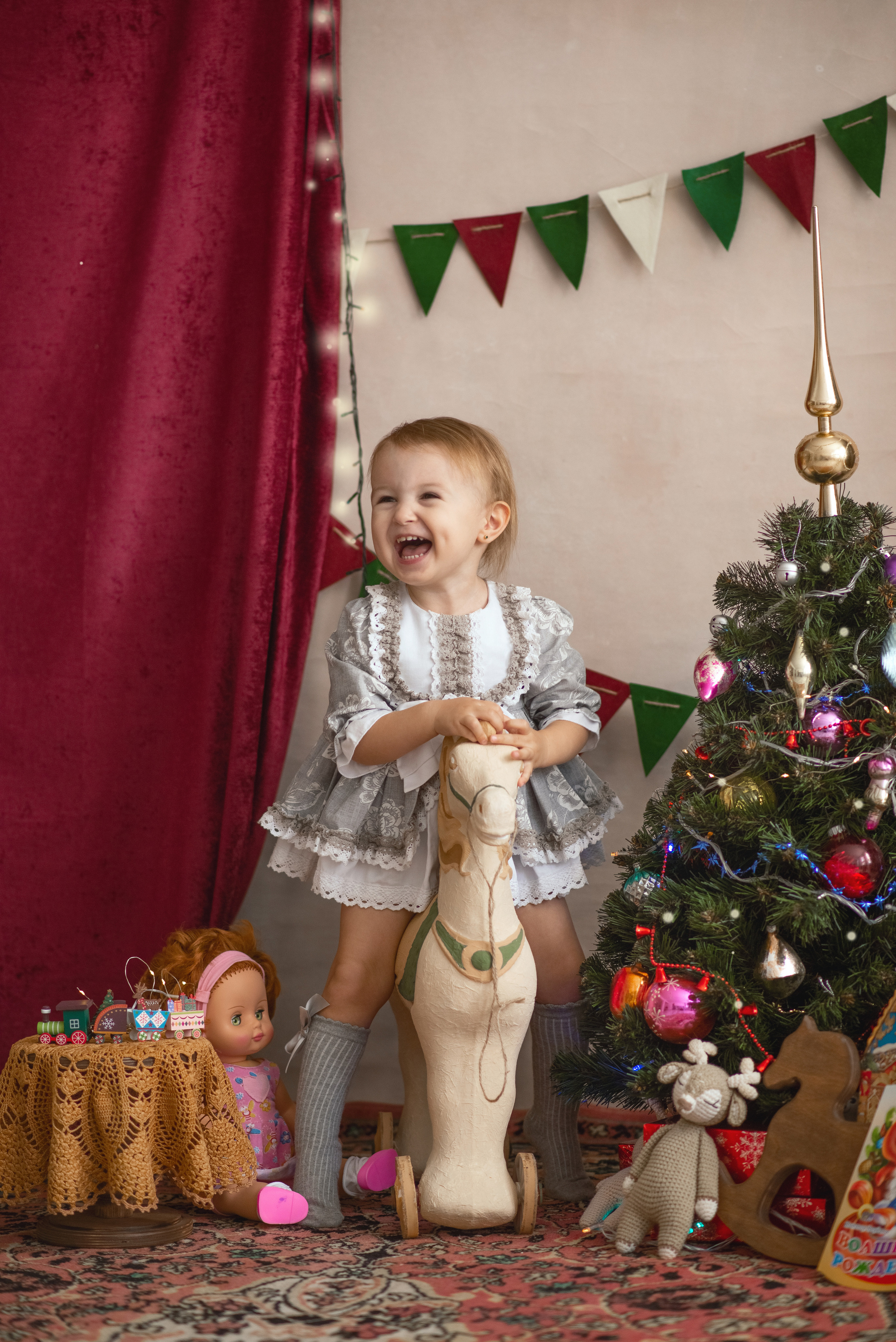 Фотопроект «Новогодняя открытка» 2021 год. Детский и семейный фотограф Катерина Мишина