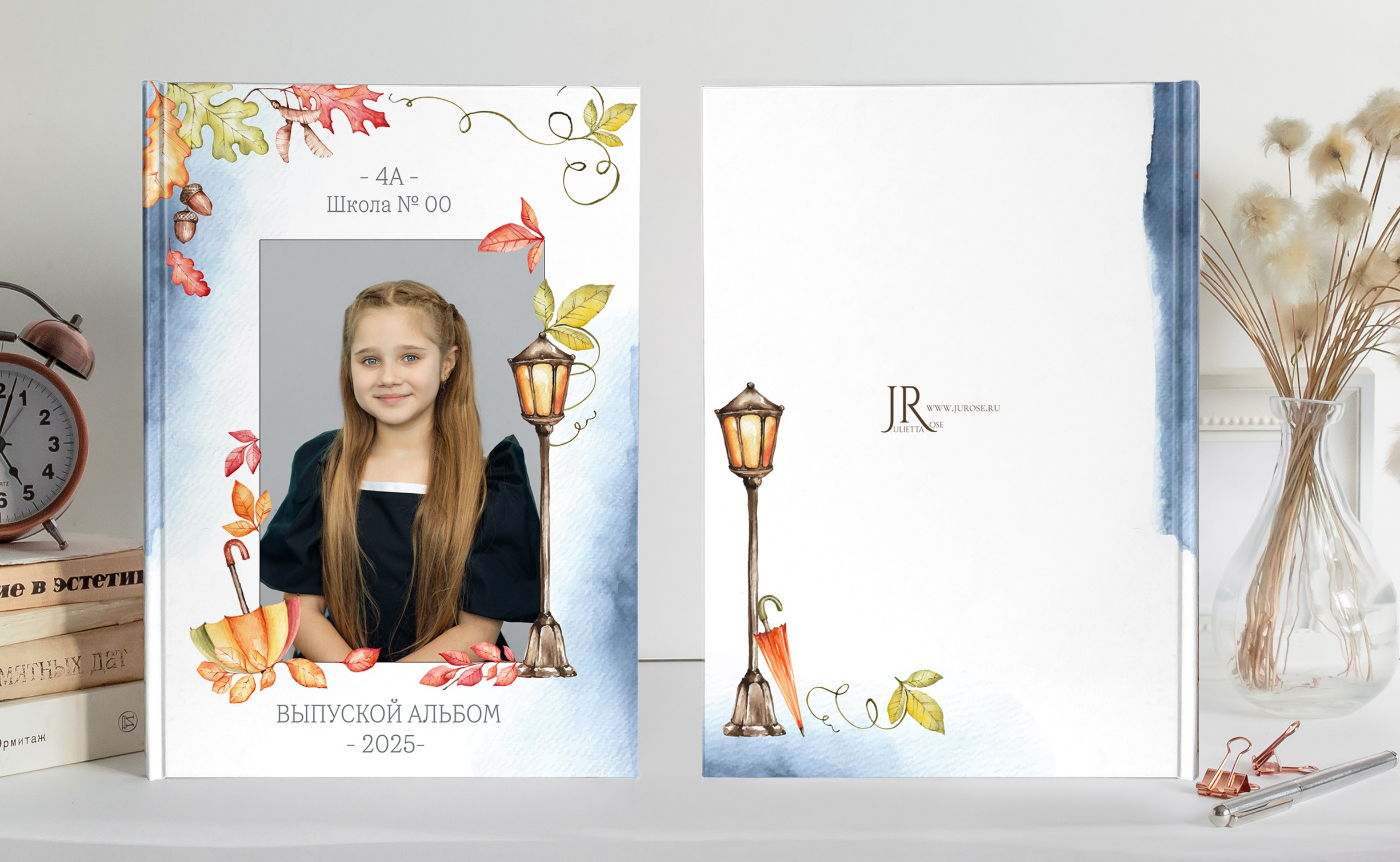 Обложка с портретом