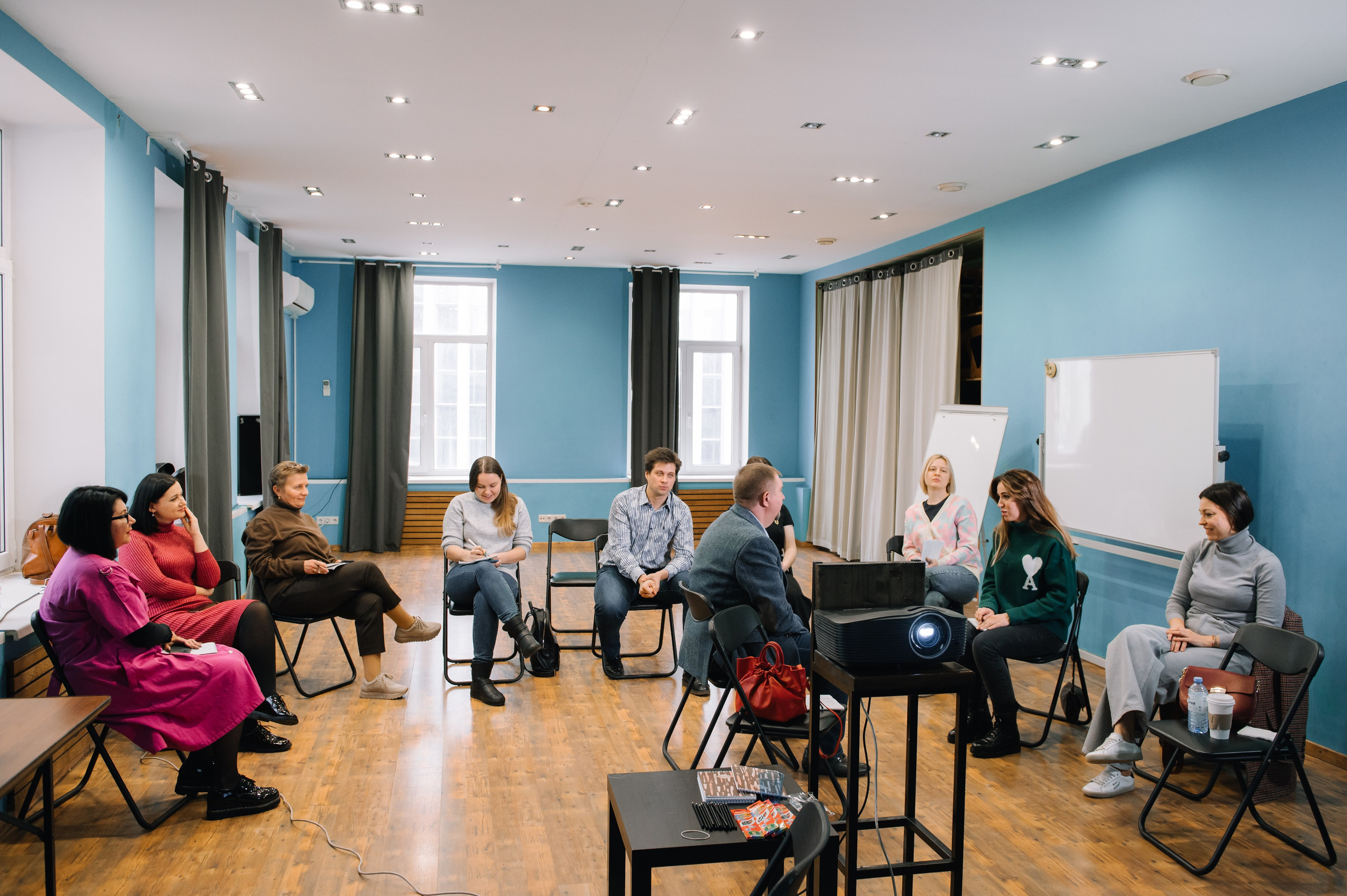 Репортаж с тренинга от стоматологической клиники. Семейный и свадебный фотограф в Москве Татьяна Николаева