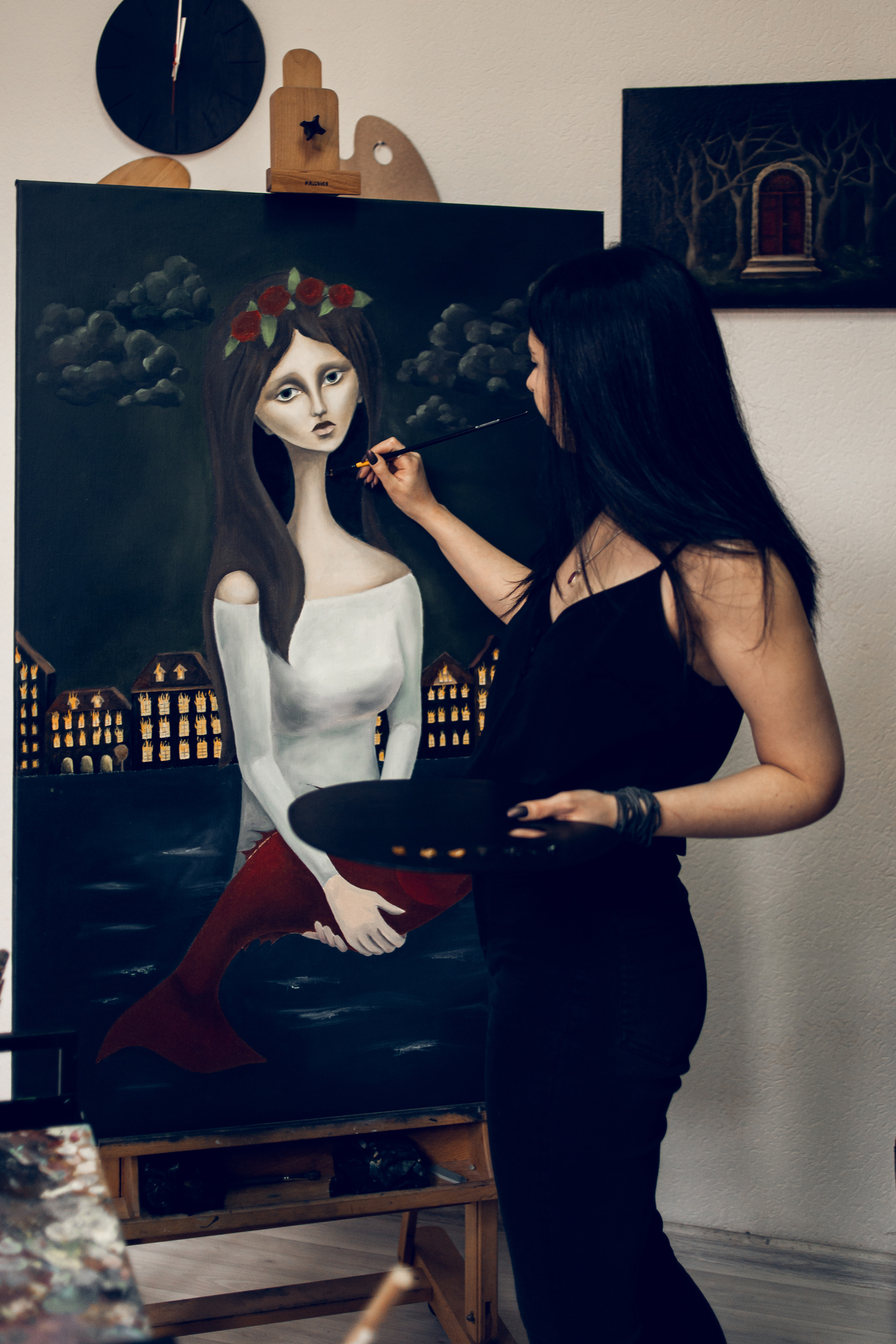 Контент-съемки для художницы и арт-терапевта. Фотограф в Санкт-Петербурге Вера Сивенкова