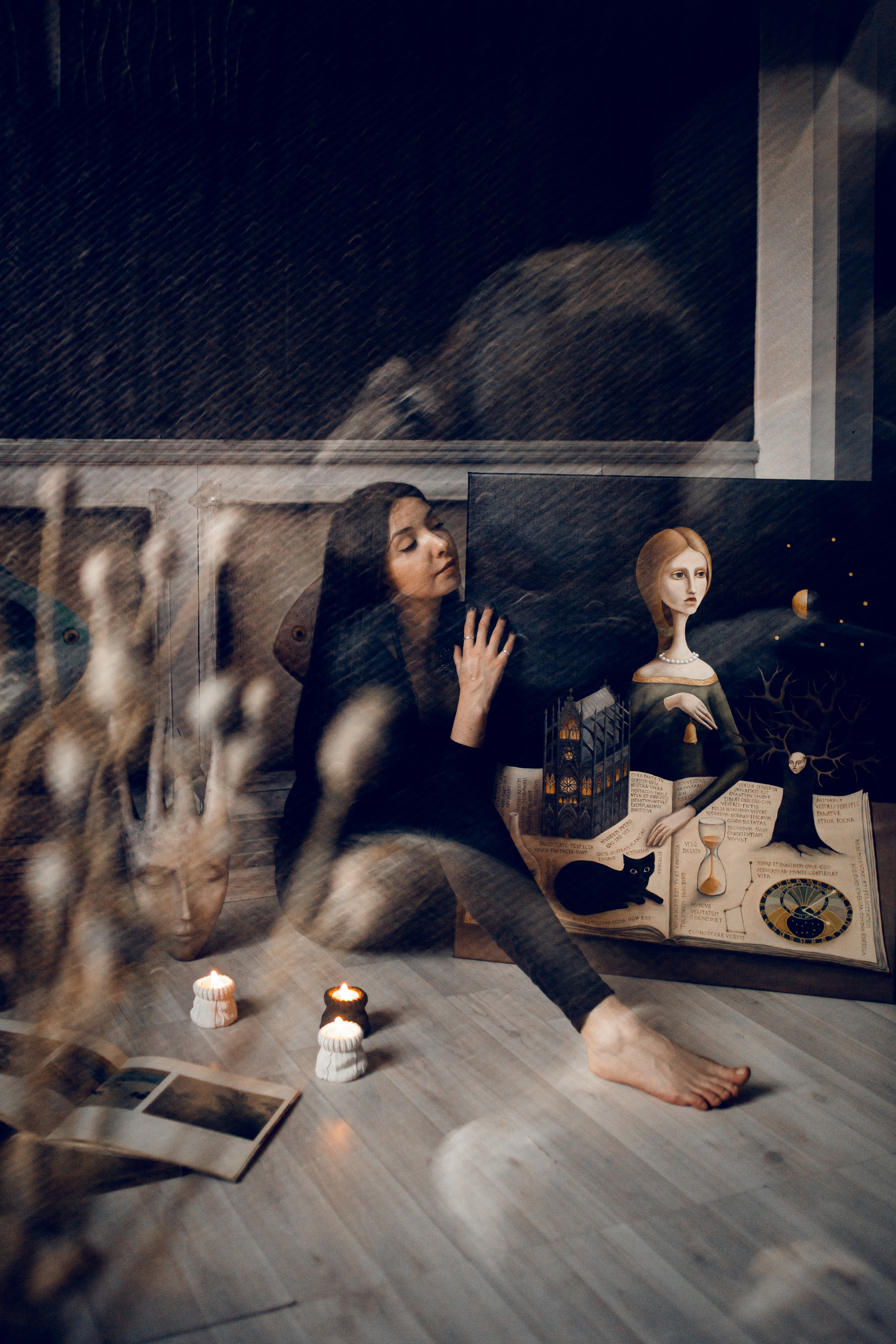 Контент-съемки для художницы и арт-терапевта. Фотограф в Санкт-Петербурге Вера Сивенкова