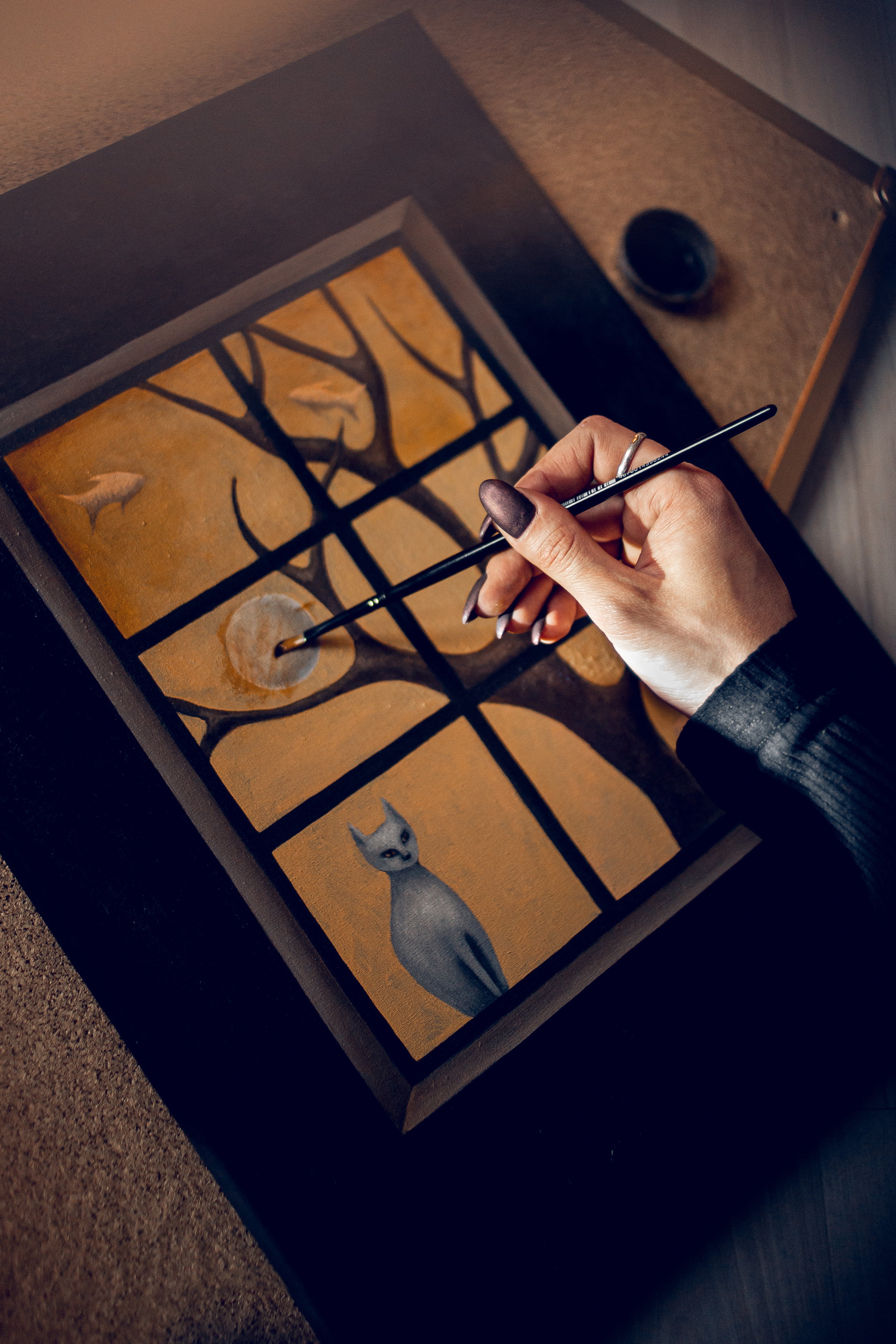 Контент-съемки для художницы и арт-терапевта. Фотограф в Санкт-Петербурге Вера Сивенкова