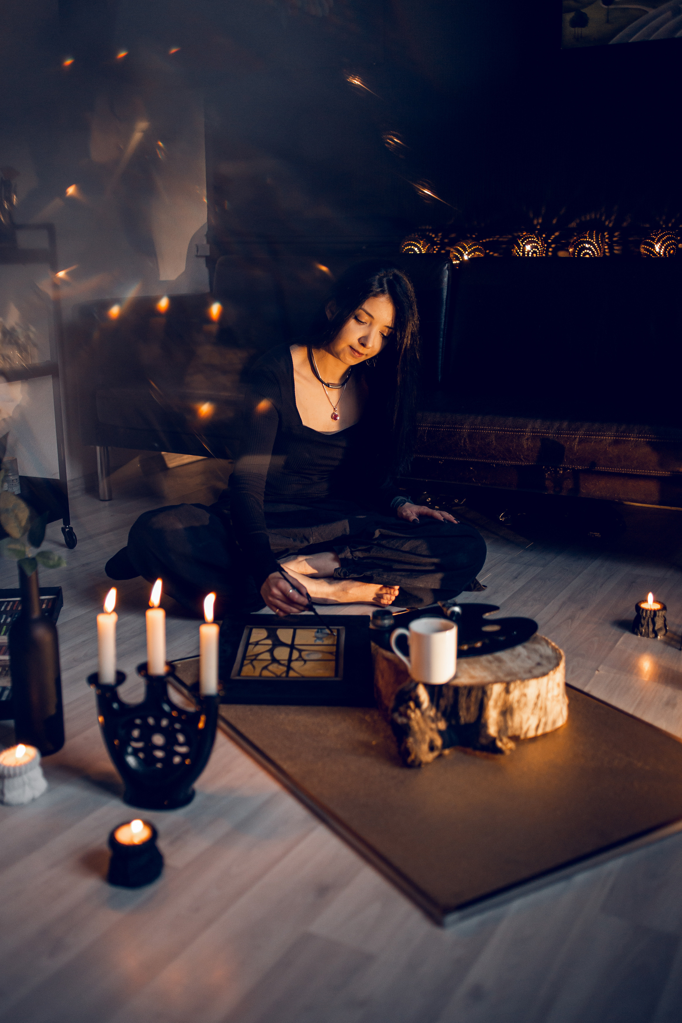 Контент-съемки для художницы и арт-терапевта. Фотограф в Санкт-Петербурге Вера Сивенкова