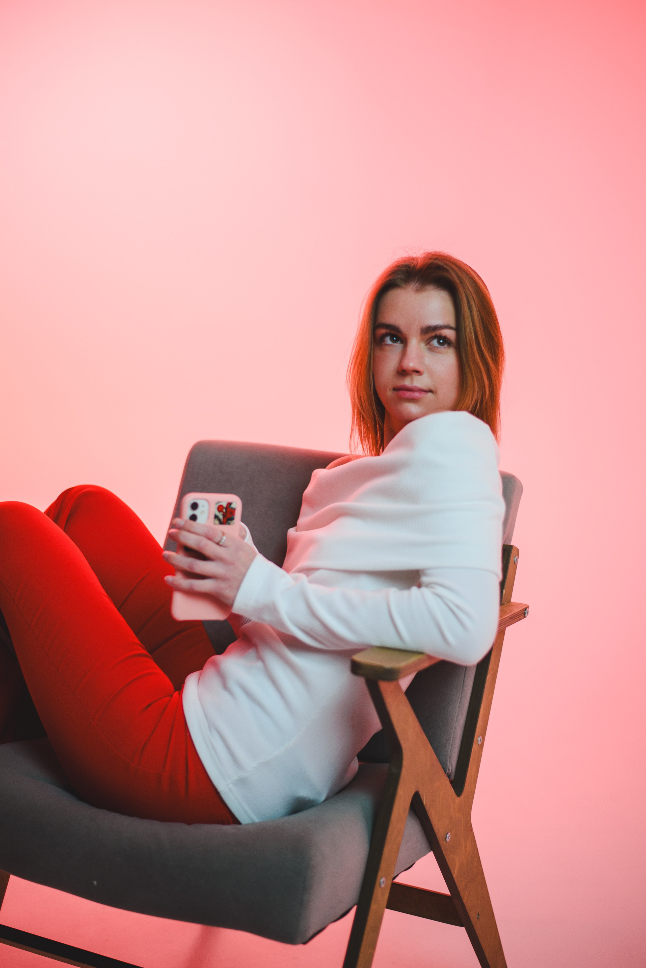 Фотосессия Ксюши в студии. Портретный и репортажный фотограф в Санкт-Петербурге