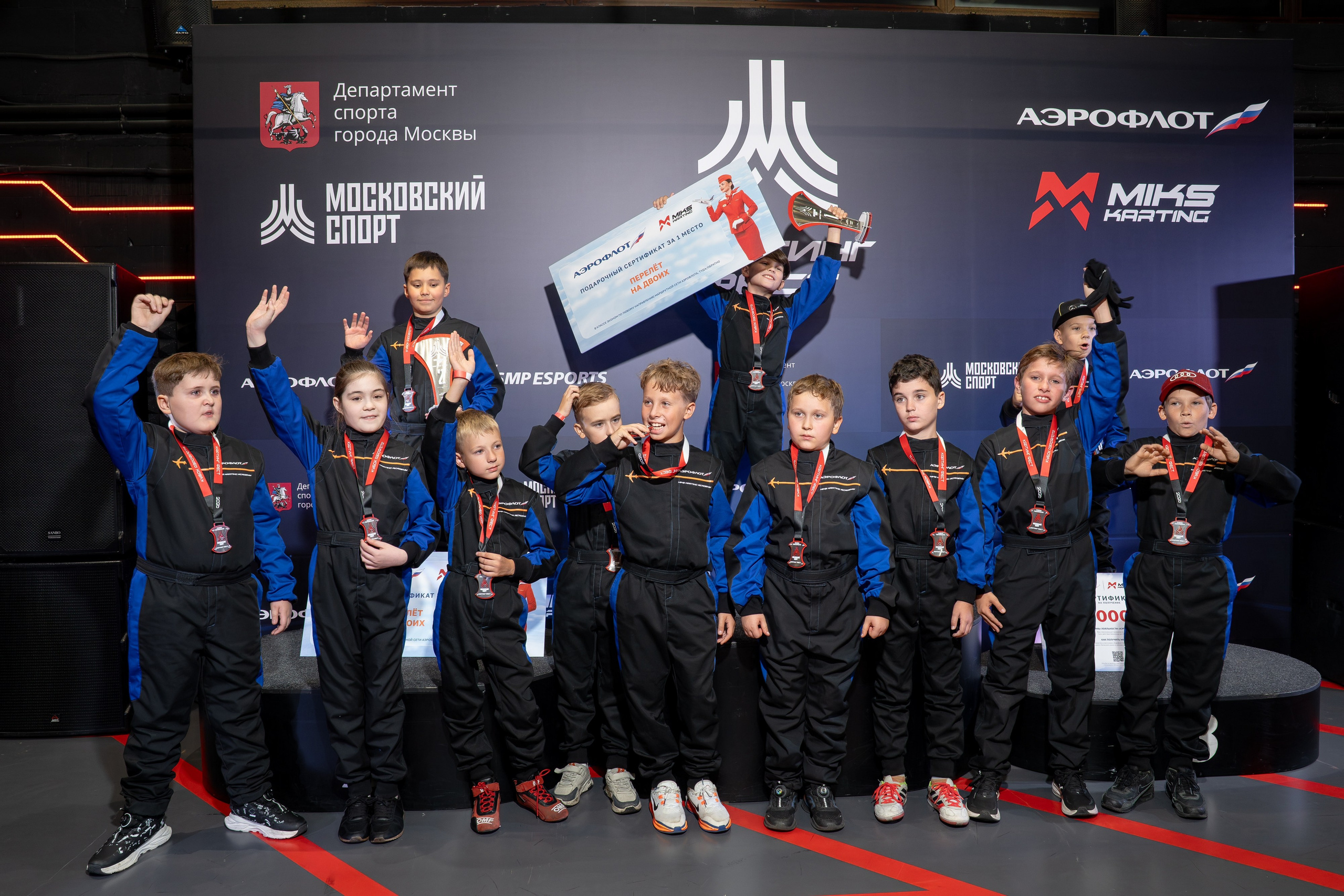 Miks Karting & Аэрофлот. Евгения Патрина