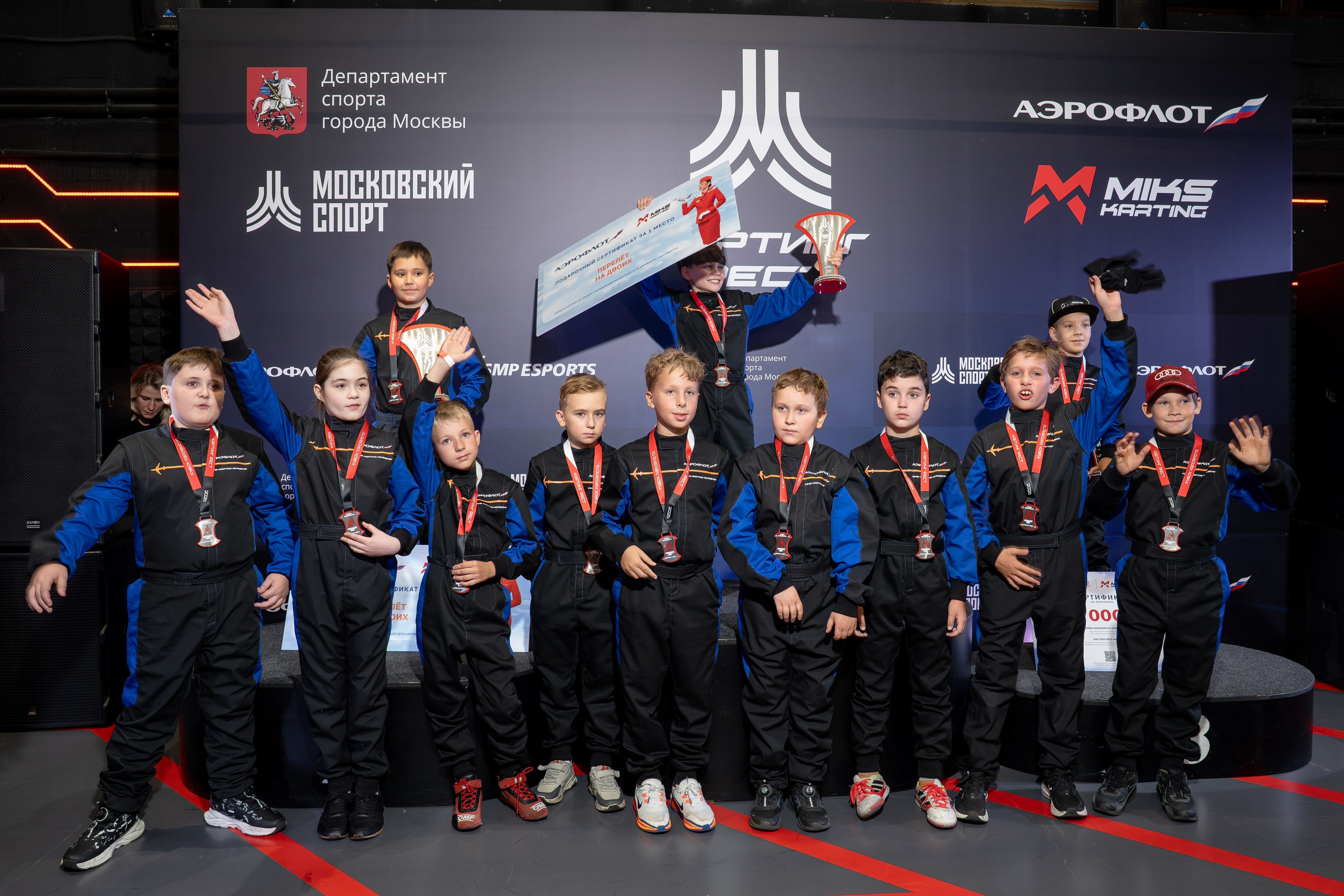 Miks Karting & Аэрофлот. Евгения Патрина