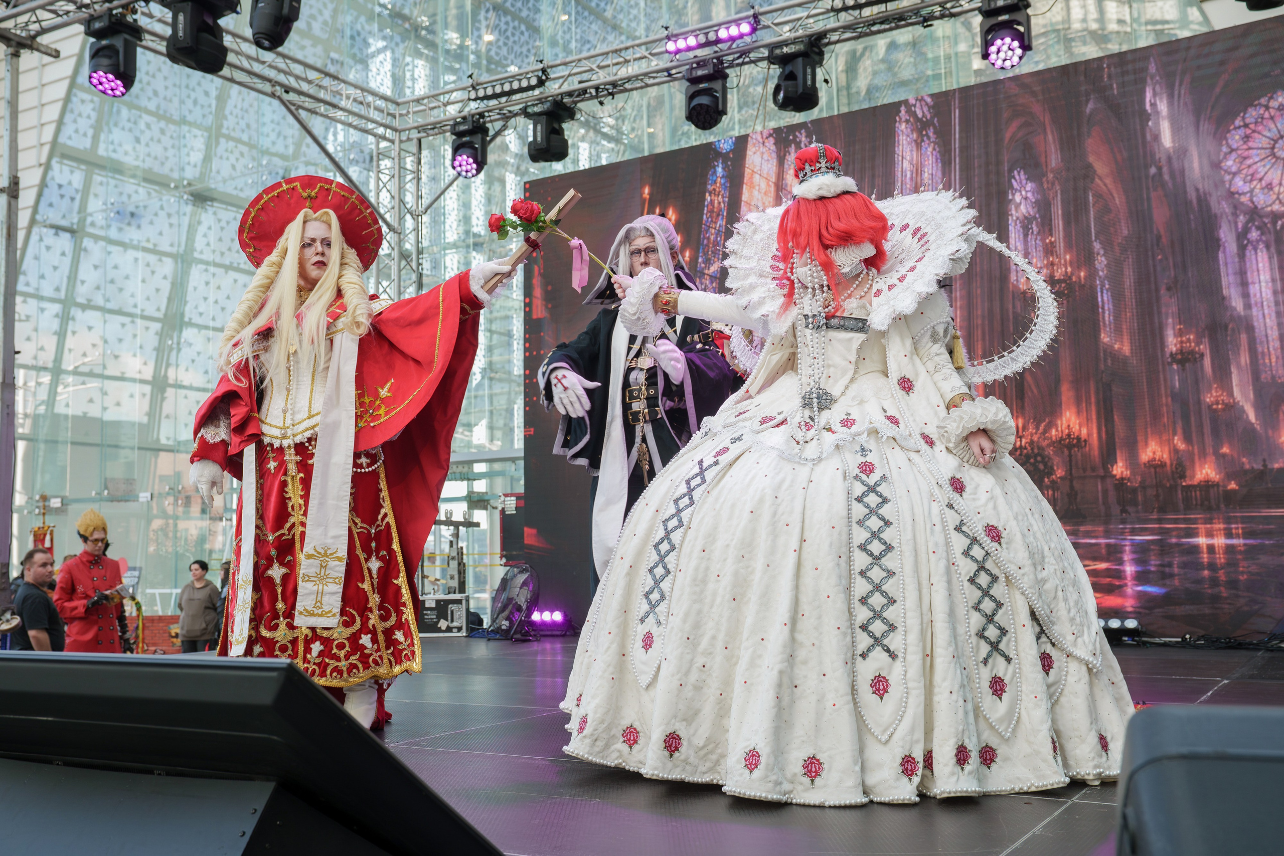 ИГРОПРОМ выступление на сцене. Евгения Патрина