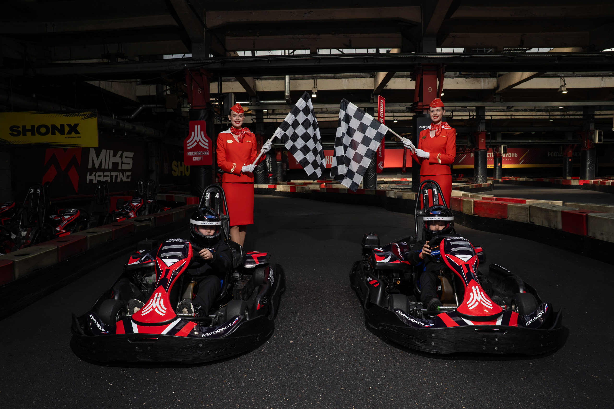 Miks Karting & Аэрофлот. Евгения Патрина