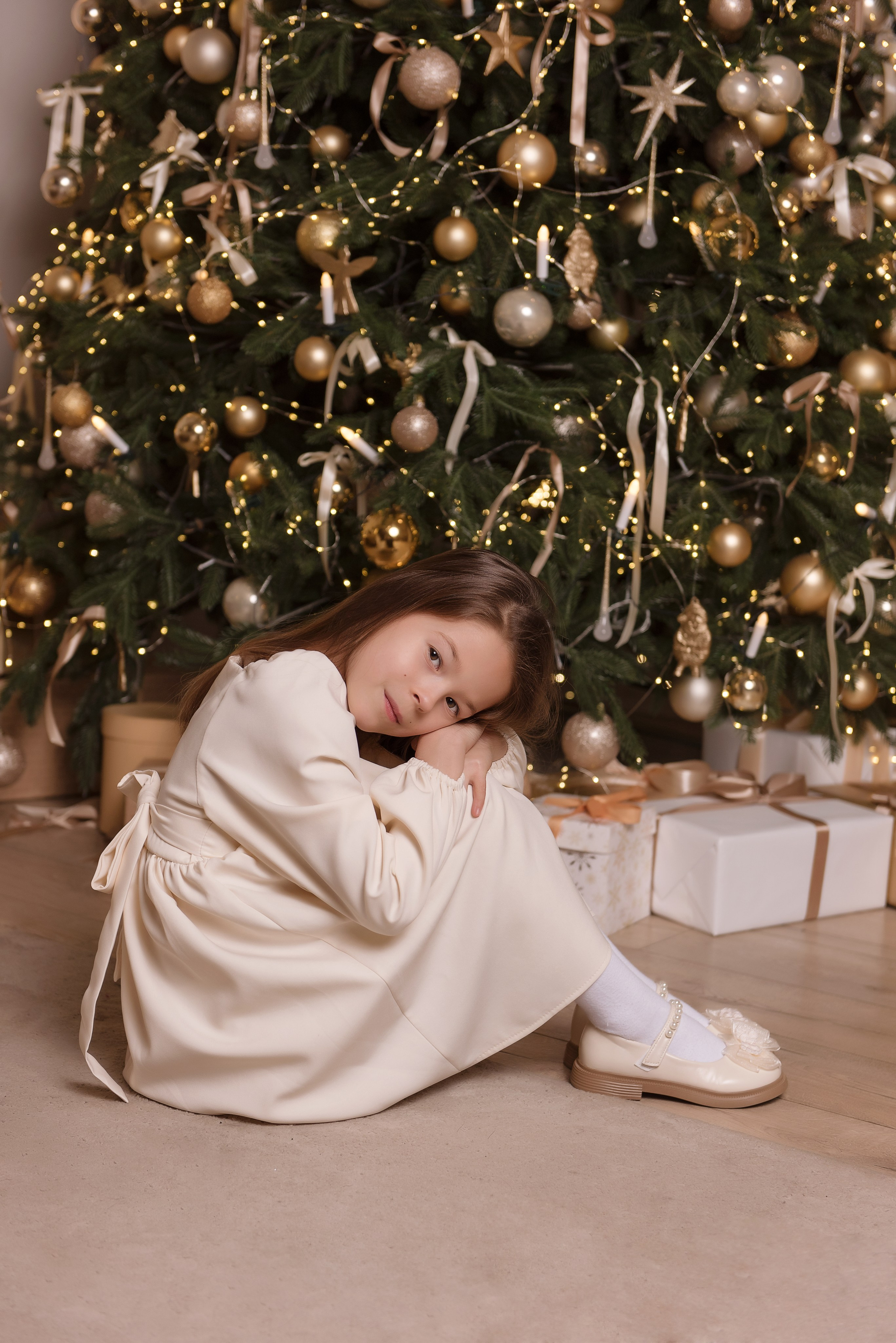 Олеся и Вика Новогодняя фотосессия в Москва. Детский фотограф в Долгопрудном и Москве