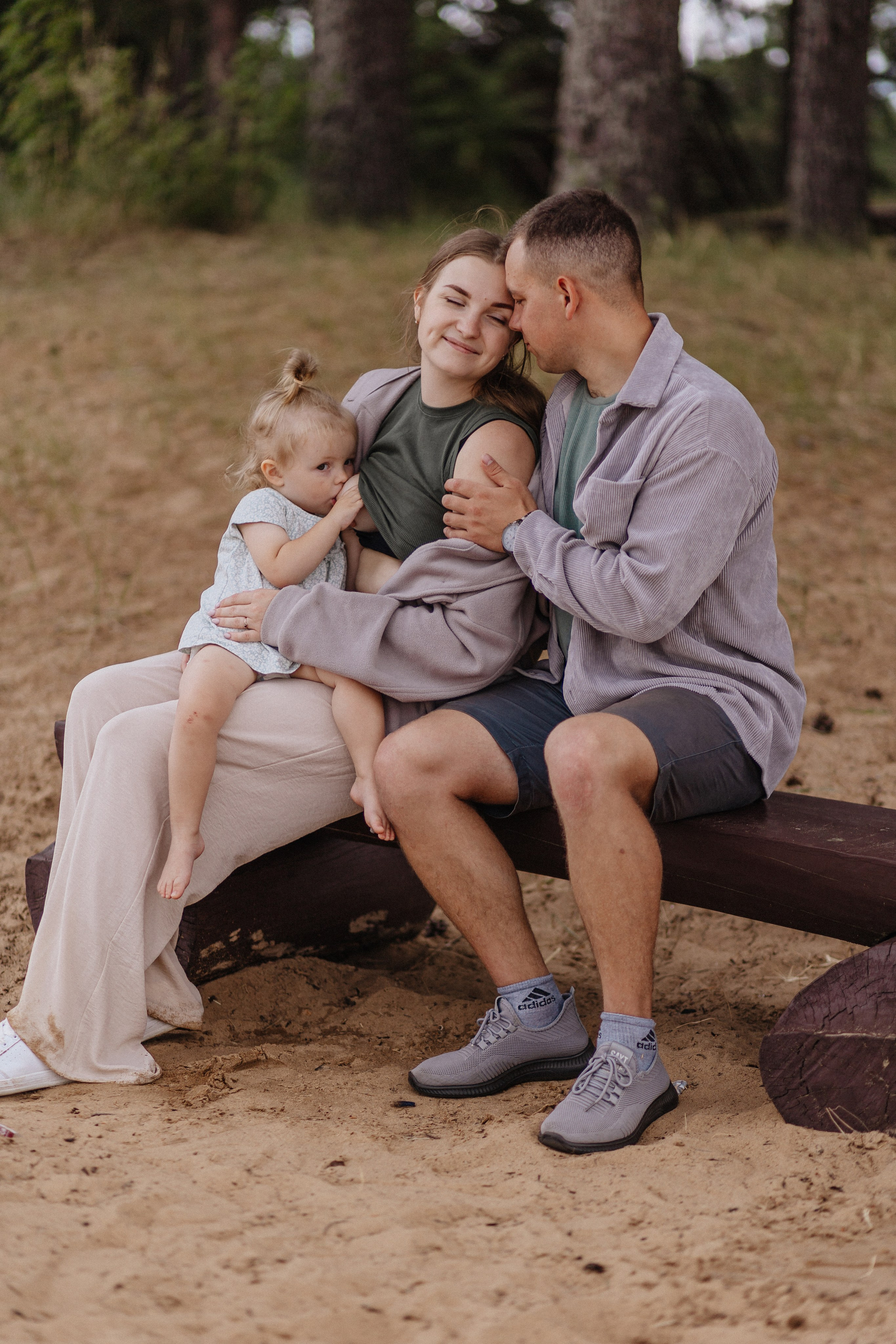 СЕМЕЙНАЯ / Гриша, Люда и Апполинария. Фотограф Лодейное Поле Екатерина Герасимова в Санкт-Петербурге и Лен. области