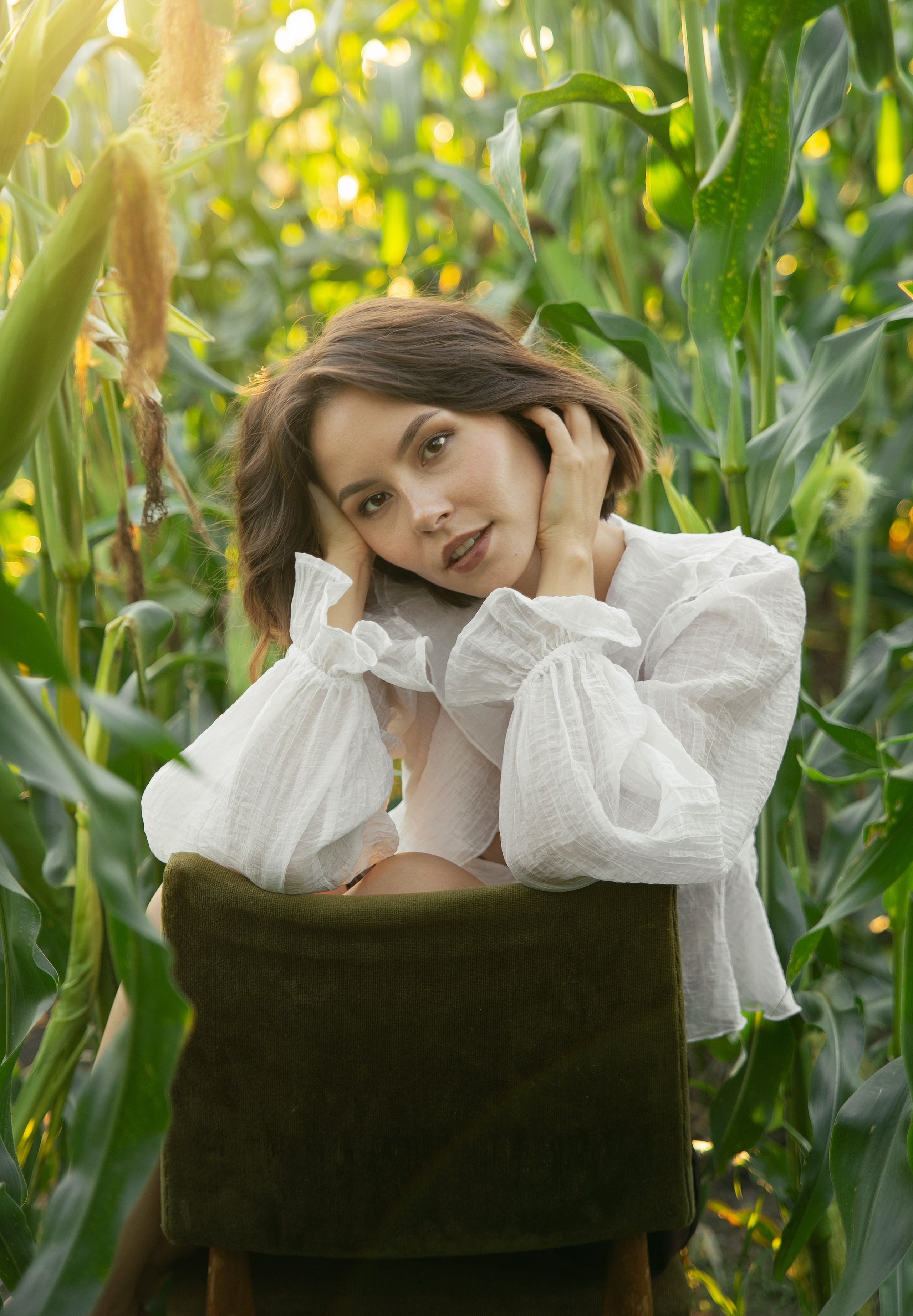 Фотосъемка в кукурузе. Свадебный фотограф в СПб Сергей Малиновский