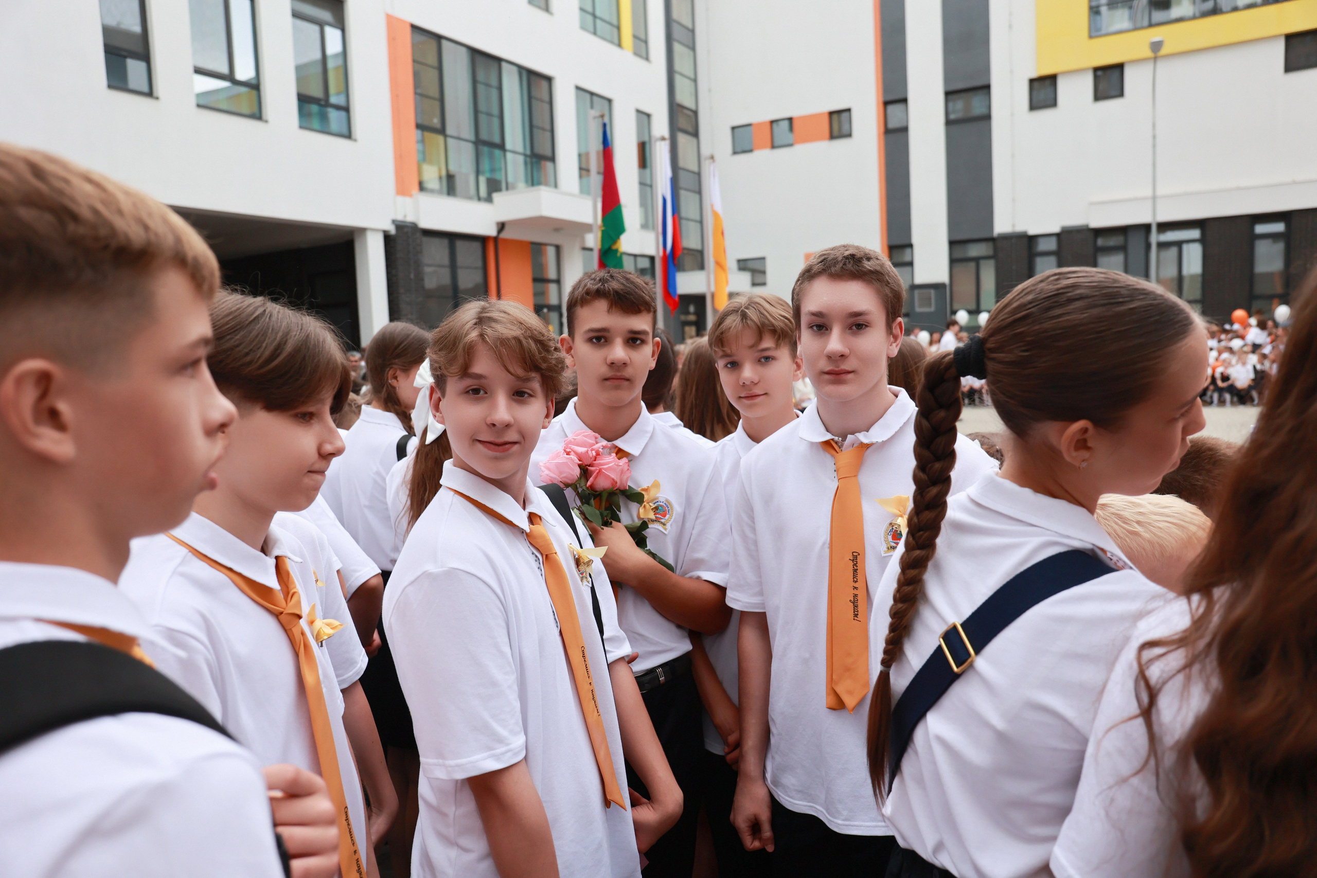 1 сентября (23 гимназия). Детский семейный фотограф Краснодар