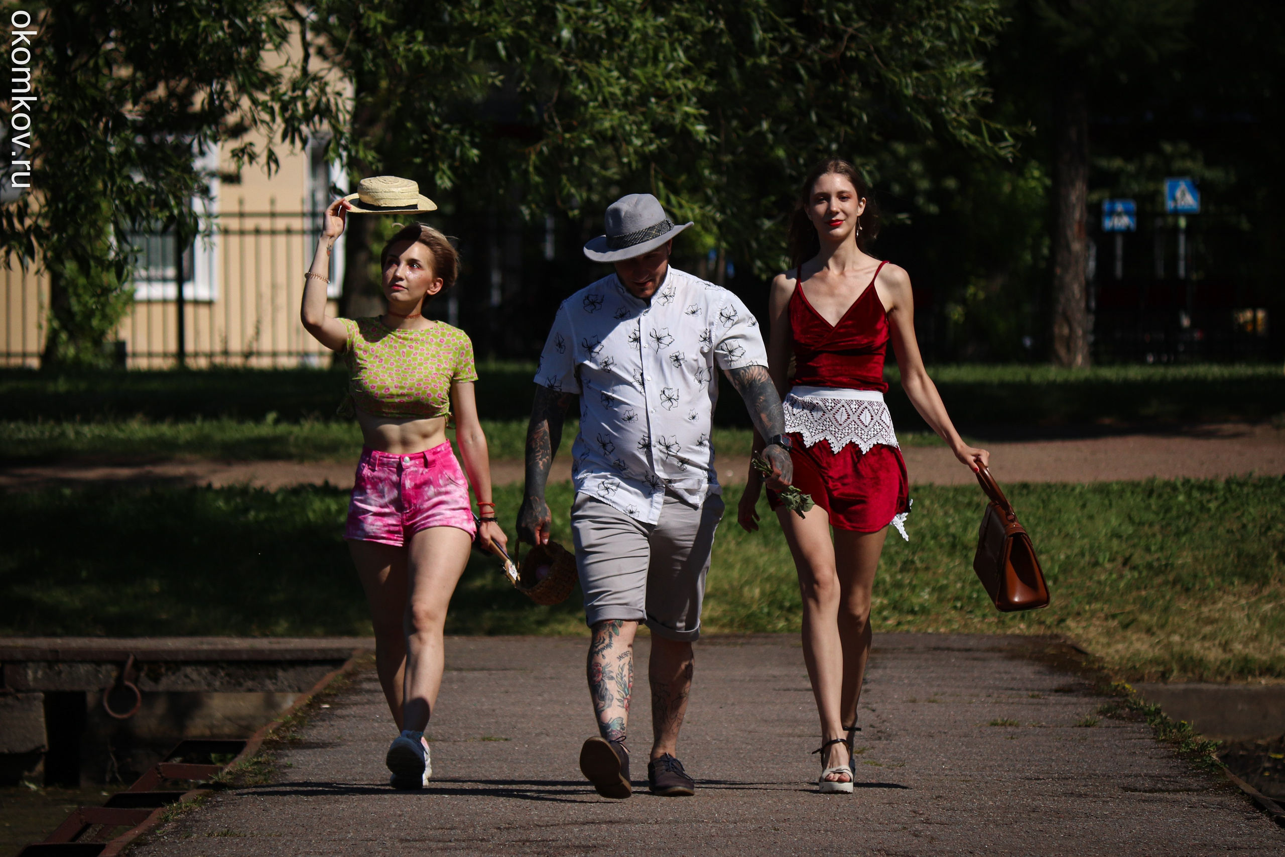 Показ образов на пирсе Московского парка Победы. Ивентный фотограф в Санкт-Петербурге Олег Комков