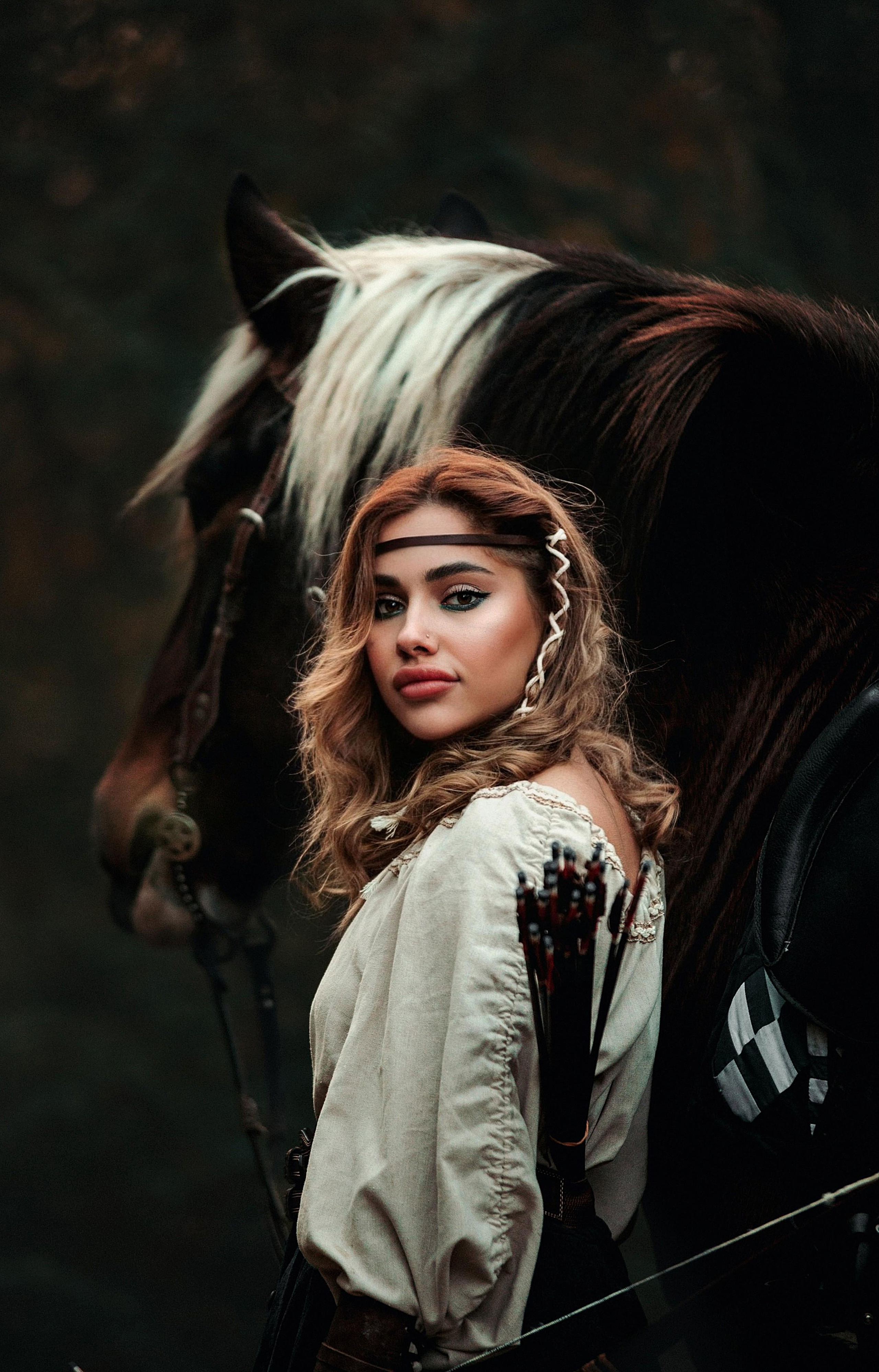 Лучница. Конный и театральный фотограф Анапа