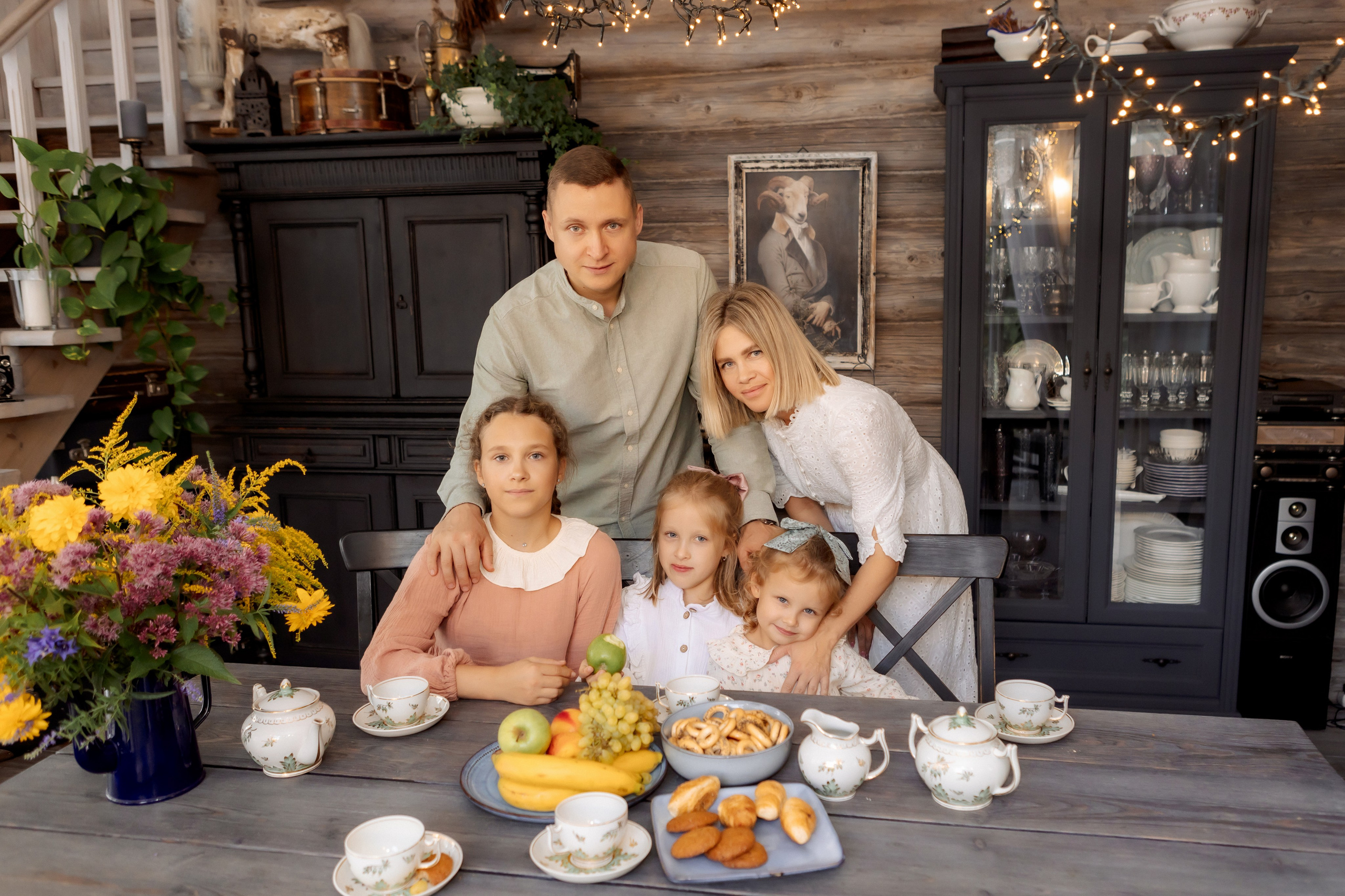 Семейная фотосессия на веранде. Зотова Алена — семейный и женский фотограф в Зеленограде