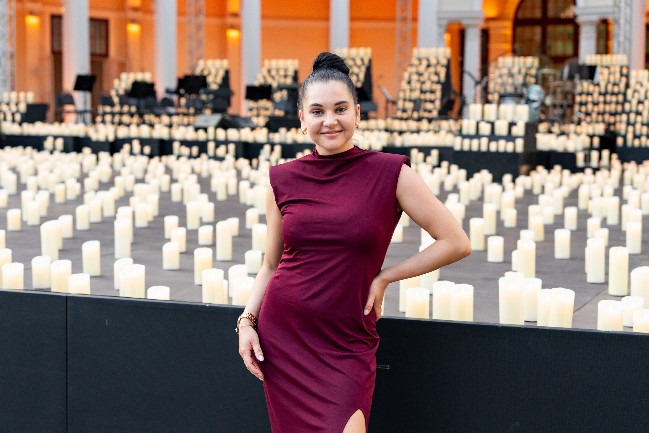 Симфонический оркестр Lumisfera при свечах. Фотограф Никита Комаров