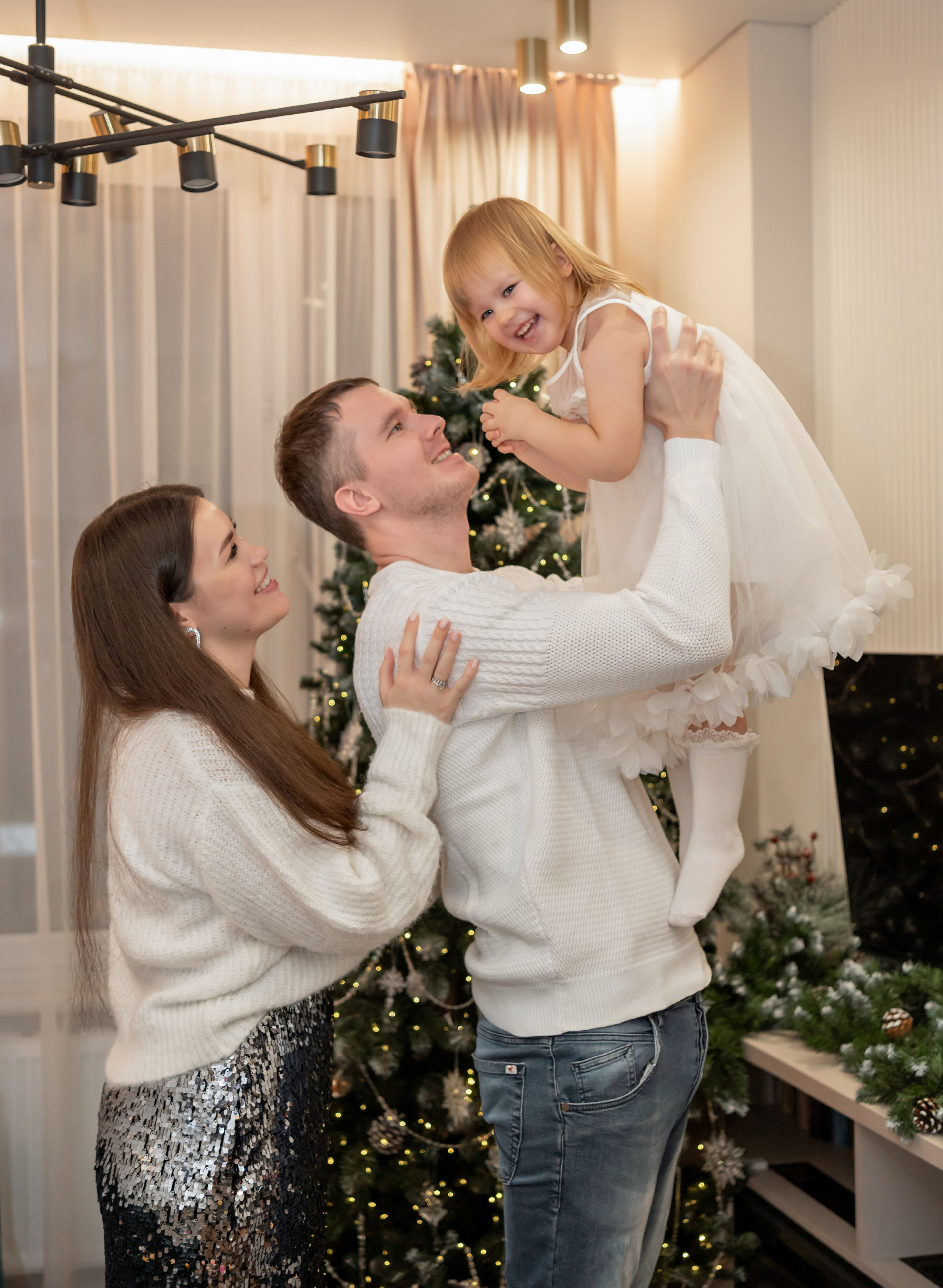 Новогодняя домашняя фотосессия. Детский и семейный фотограф г. Москва Оксана Катаджи